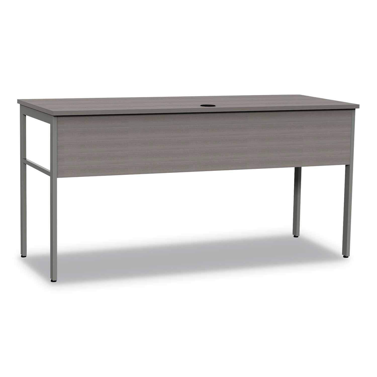 Linea Italia® Urban Series Desk Workstation, 59" X 23.75" X 29.5", Ash