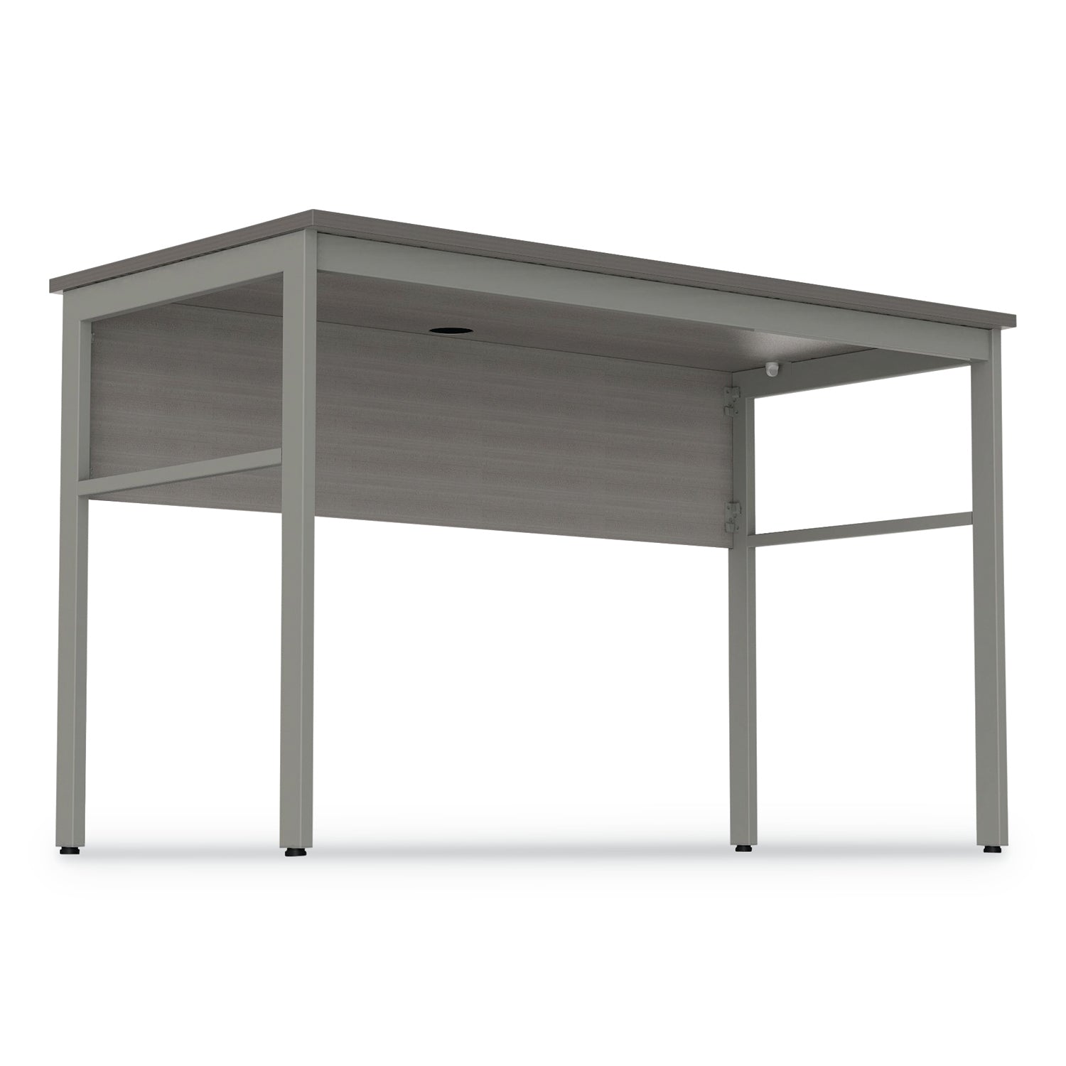 Linea Italia® Urban Series Desk Workstation, 47.25" X 23.75" X 29.5", Ash