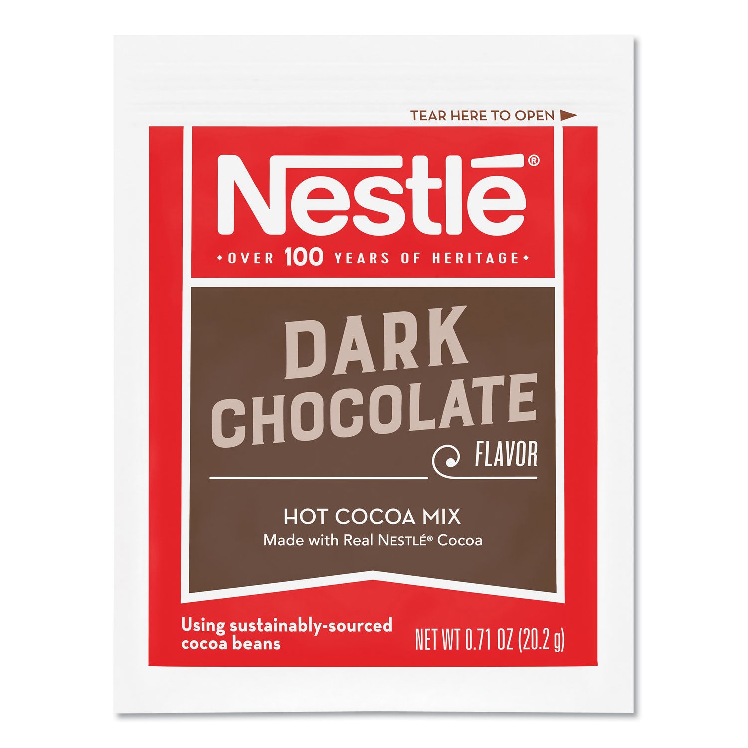 Nestlé® Hot Cocoa Mix, Dark Chocolate, 0.71 Oz, 50/box