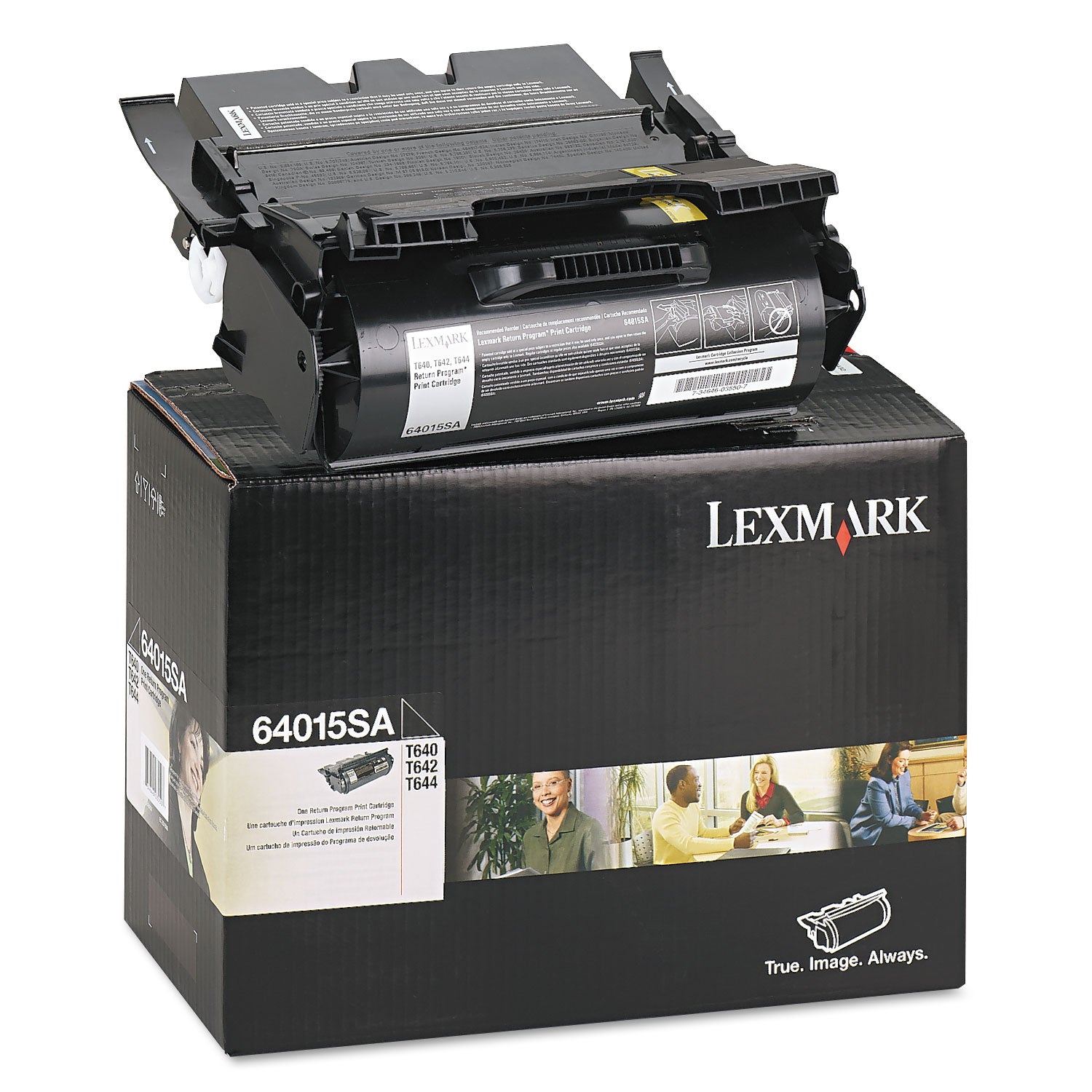 Lexmark™ 64015sa Return Program Toner, 6,000 Page-Yield, Black