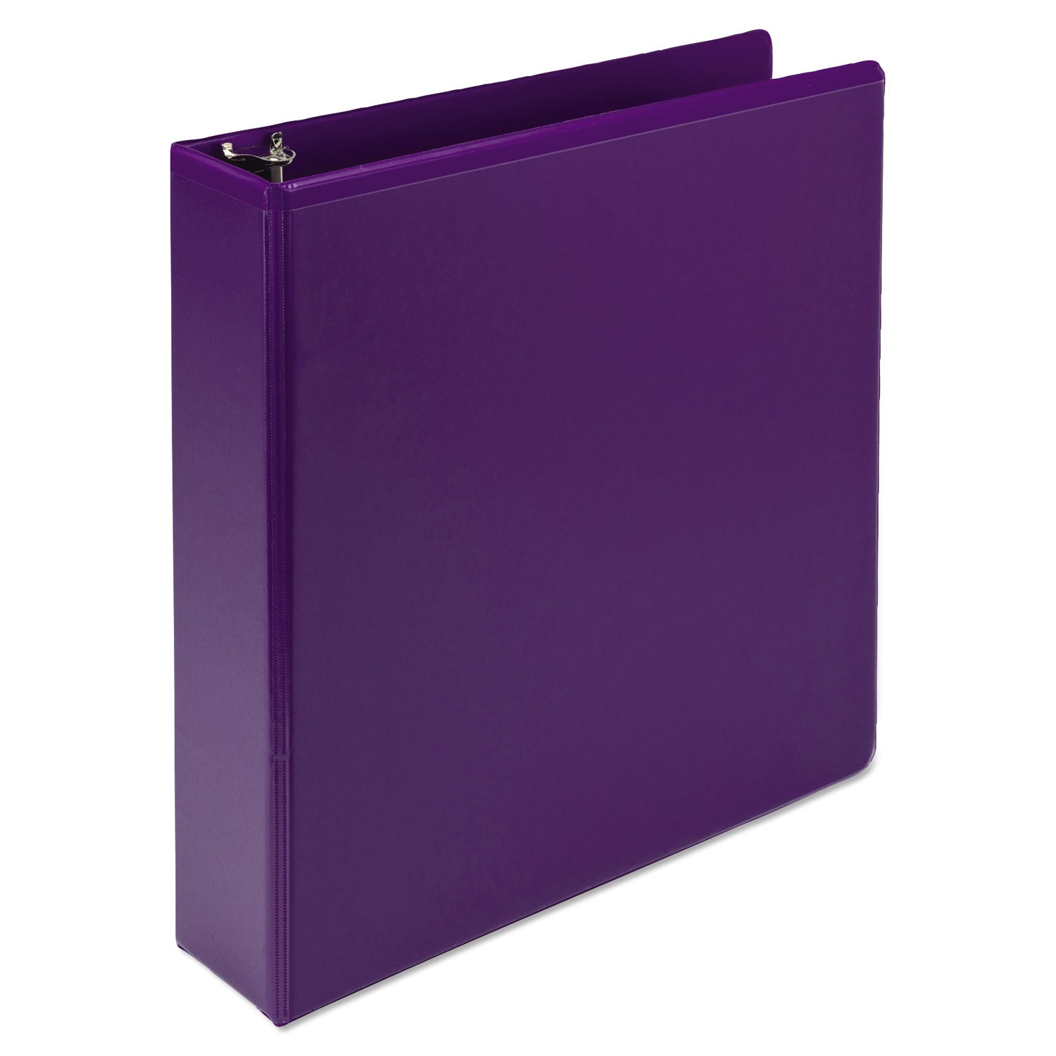 Samsill® Earth's Choice Plant-Based Durable Fashion View Binder, 3 Rings, 2" Capacity, 11 x 8.5, Purple, 2/Pack