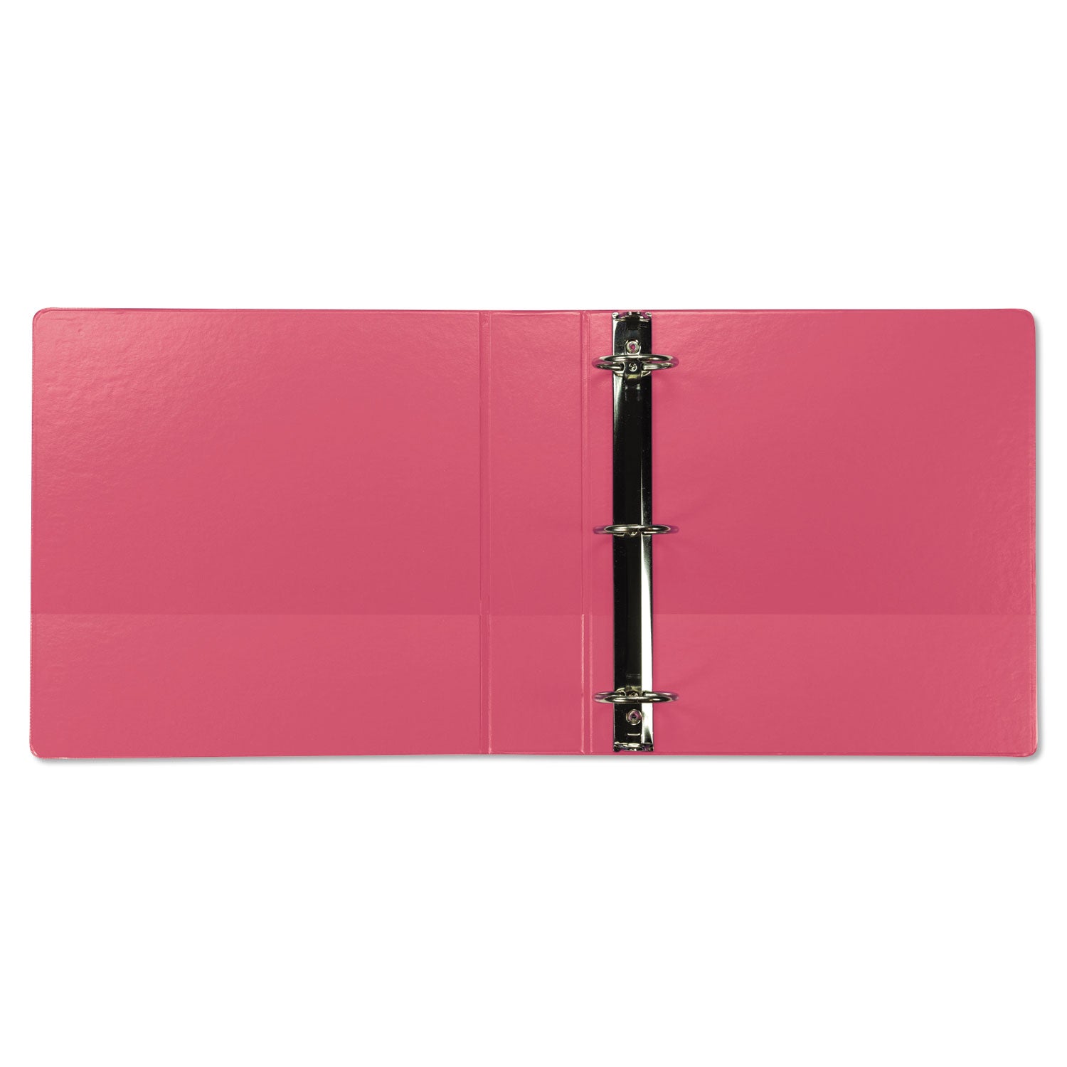 Samsill® Earth's Choice Plant-Based Durable Fashion View Binder, 3 Rings, 2" Capacity, 11 x 8.5, Berry, 2/Pack