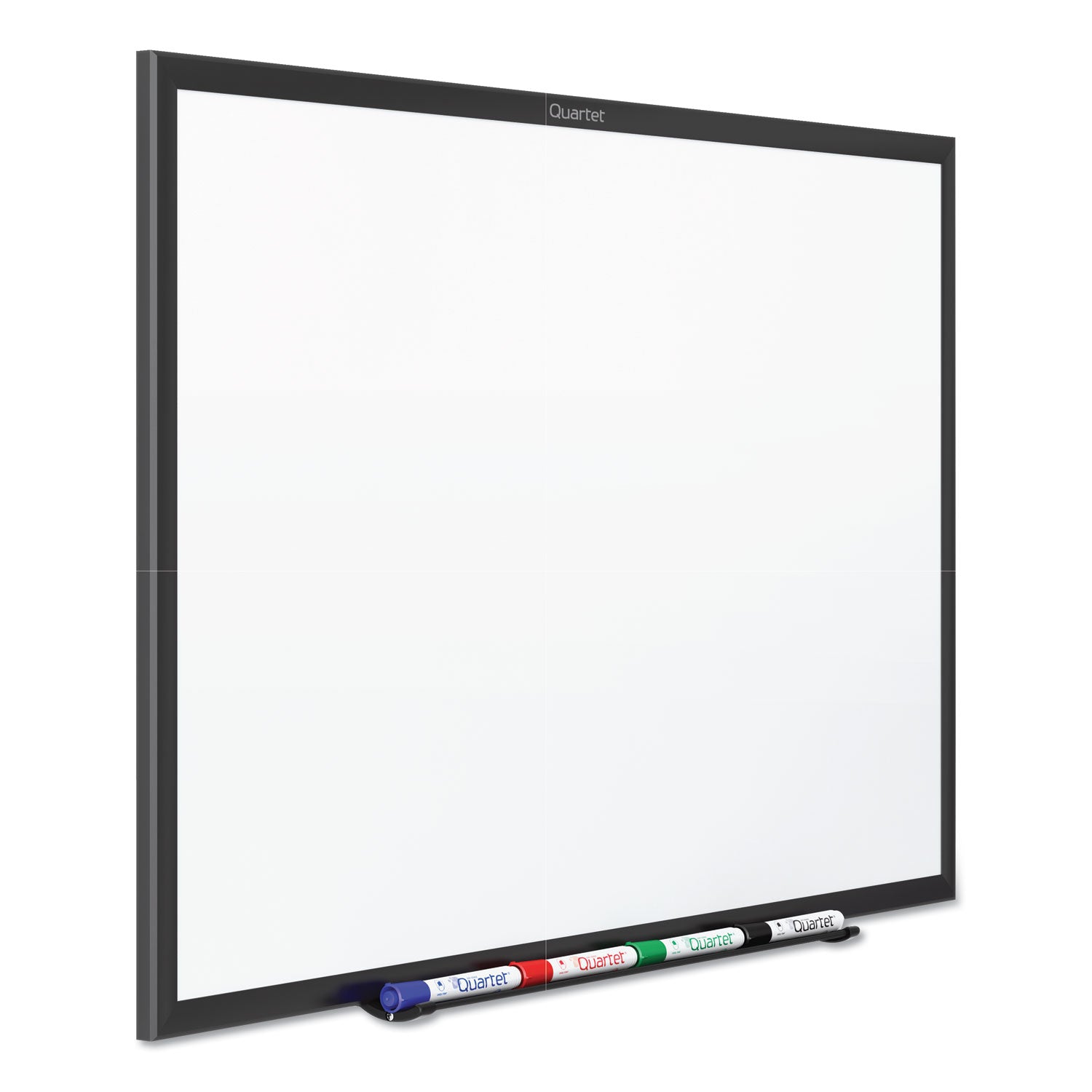 Quartet® Classic Series Nano-Clean Dry Erase Board, 24" x 18", White Surface, Black Aluminum Frame