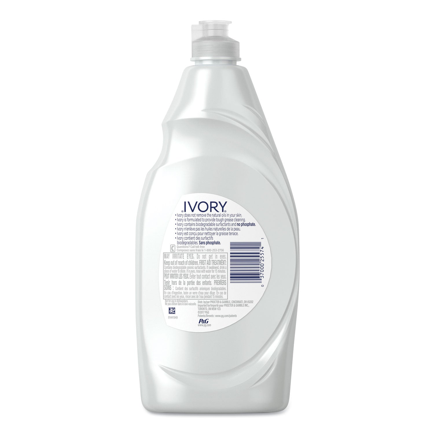 Ivory® Dish Detergent, Classic Scent, 24 Oz Bottle, 10/carton