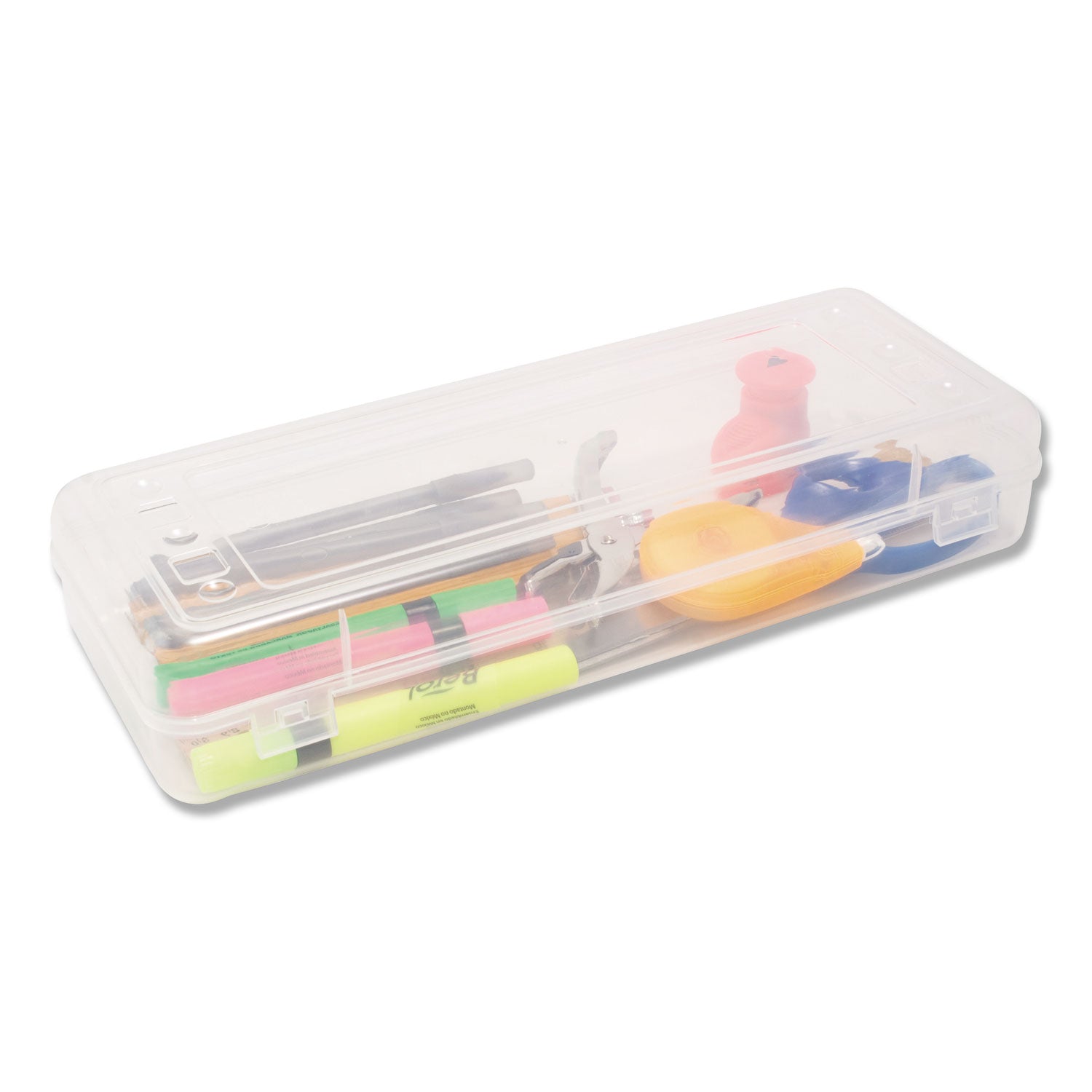 Innovative Storage Designs Stretch Art Box, 13.25" x 5" x 2.3", Clear