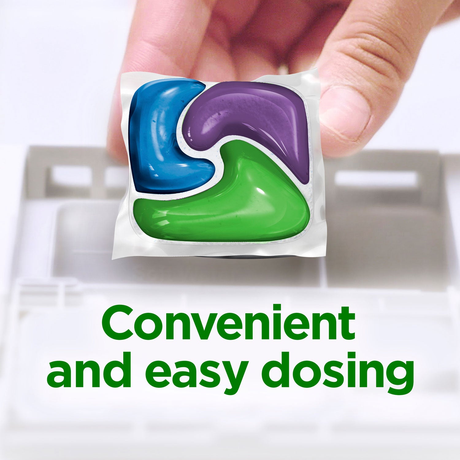 Cascade® ActionPacs, Fresh Scent, 34.5 oz Tub, 62 Pacs/Tub