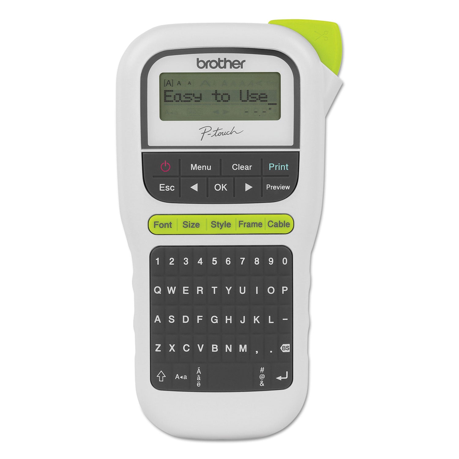 PT-H110 Easy Portable Label Maker, 2 Lines, 4.5 x 6.13 x 2.5