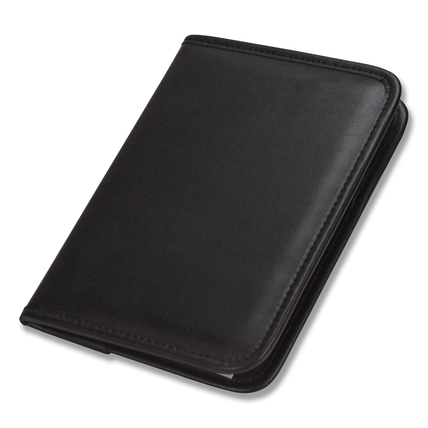 Samsill® Professional Padfolio, 3/4w X 9 1/4h, Open Style, Black
