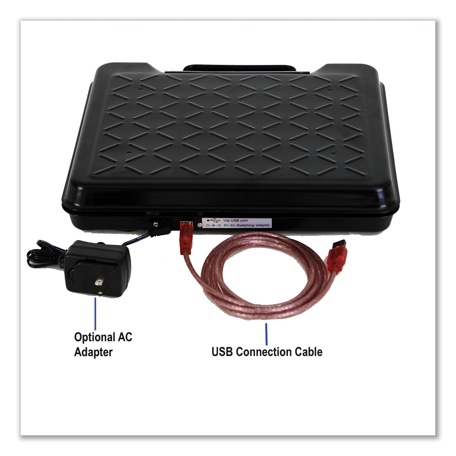 Brecknell Portable Electronic Utility Bench Scale, 250 lb Capacity, 12.5 x 10.95 x 2.2 Platform