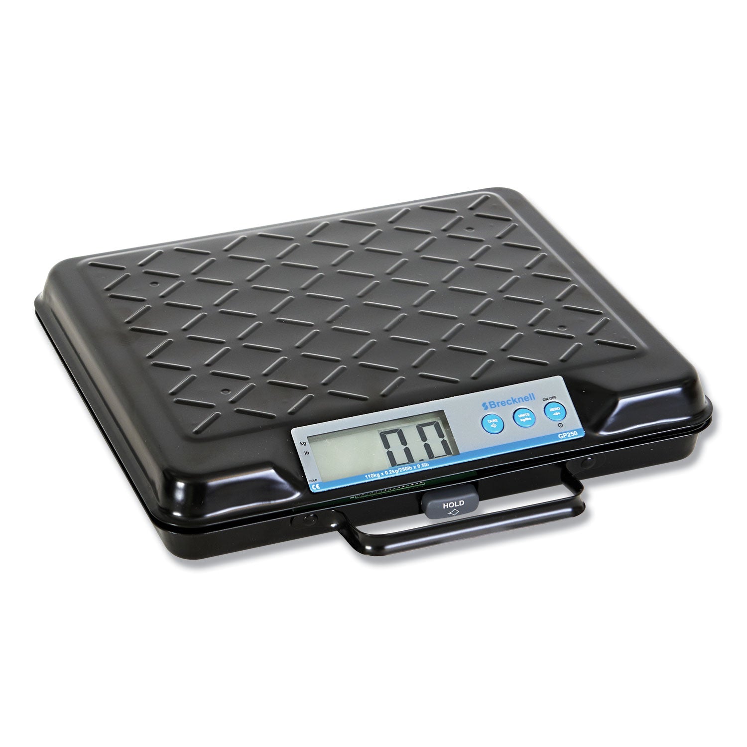 Brecknell Portable Electronic Utility Bench Scale, 250 lb Capacity, 12.5 x 10.95 x 2.2 Platform