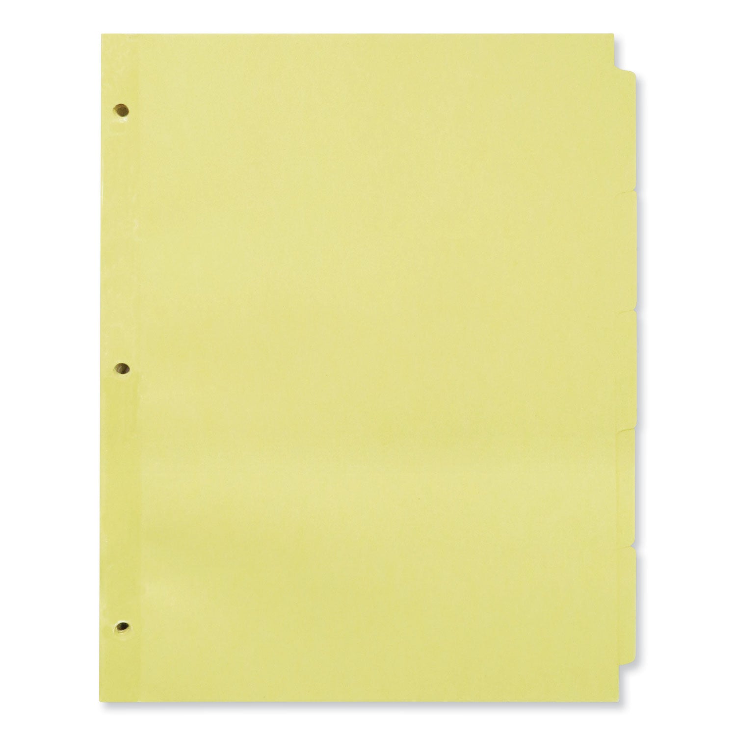 Universal® Self-Tab Index Dividers, 5-Tab, 11 X 8.5, Buff, 36 Sets