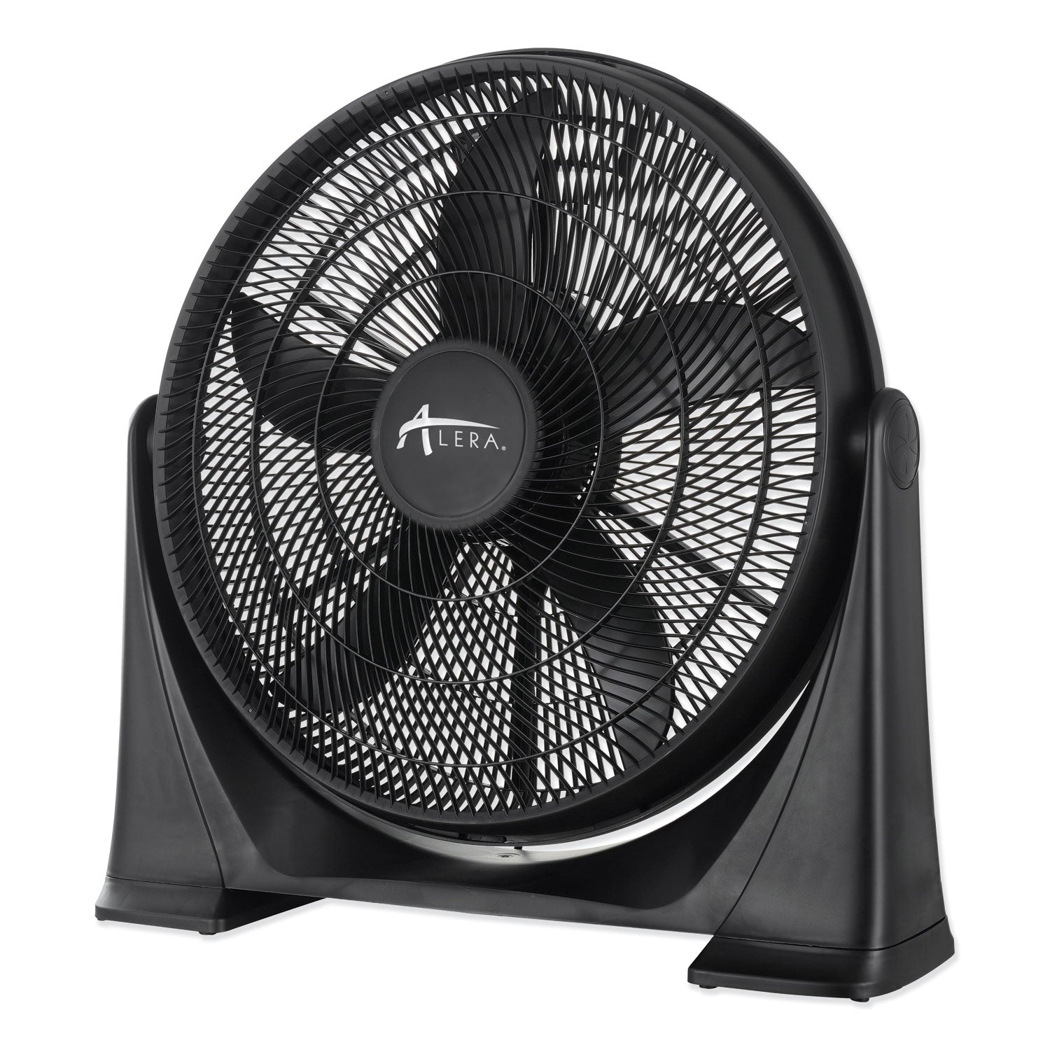 Alera® 20" Super-Circulator 3-Speed Tilt Fan, Plastic, Black