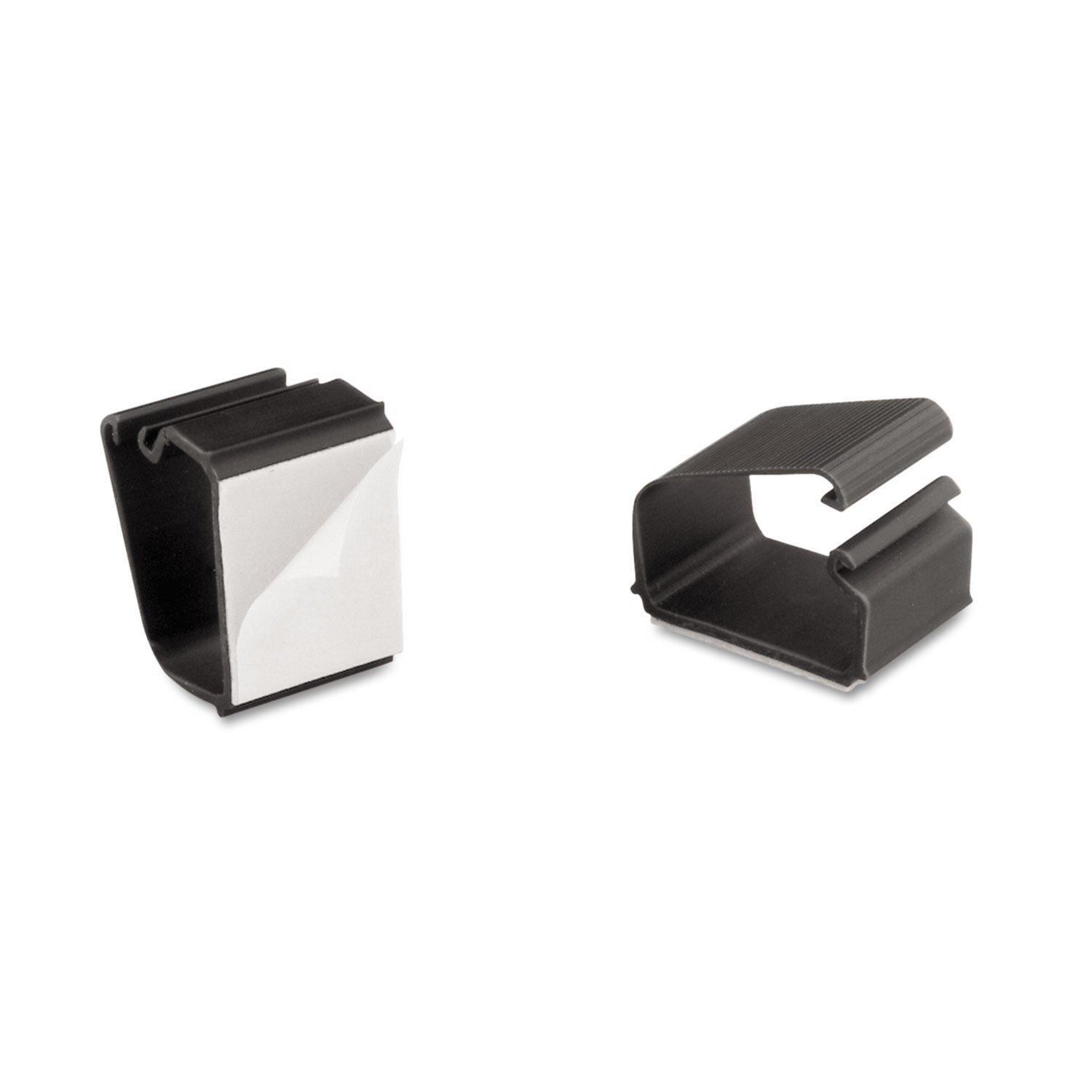 Cord Away® Self-Adhesive Wire Clips, Black, 6/pack