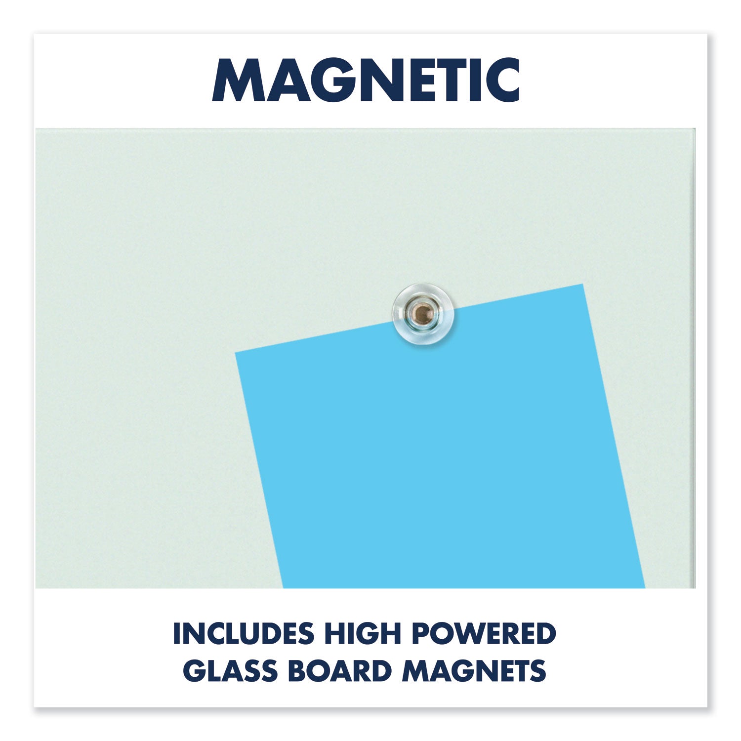 Quartet® InvisaMount Magnetic Glass Marker Board, 85" x 48", White Surface