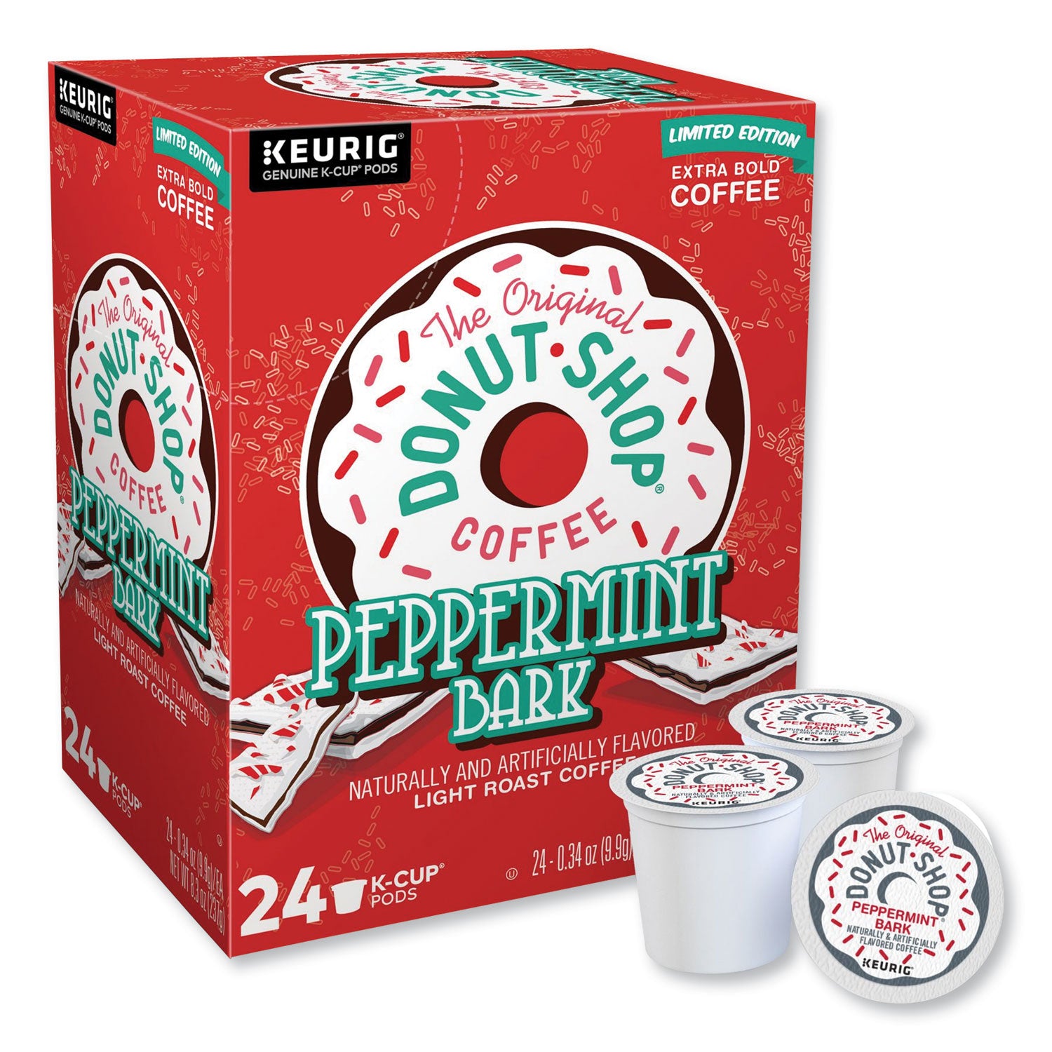 The Original Donut Shop® Peppermint Bark K-Cup Pods, 24/box