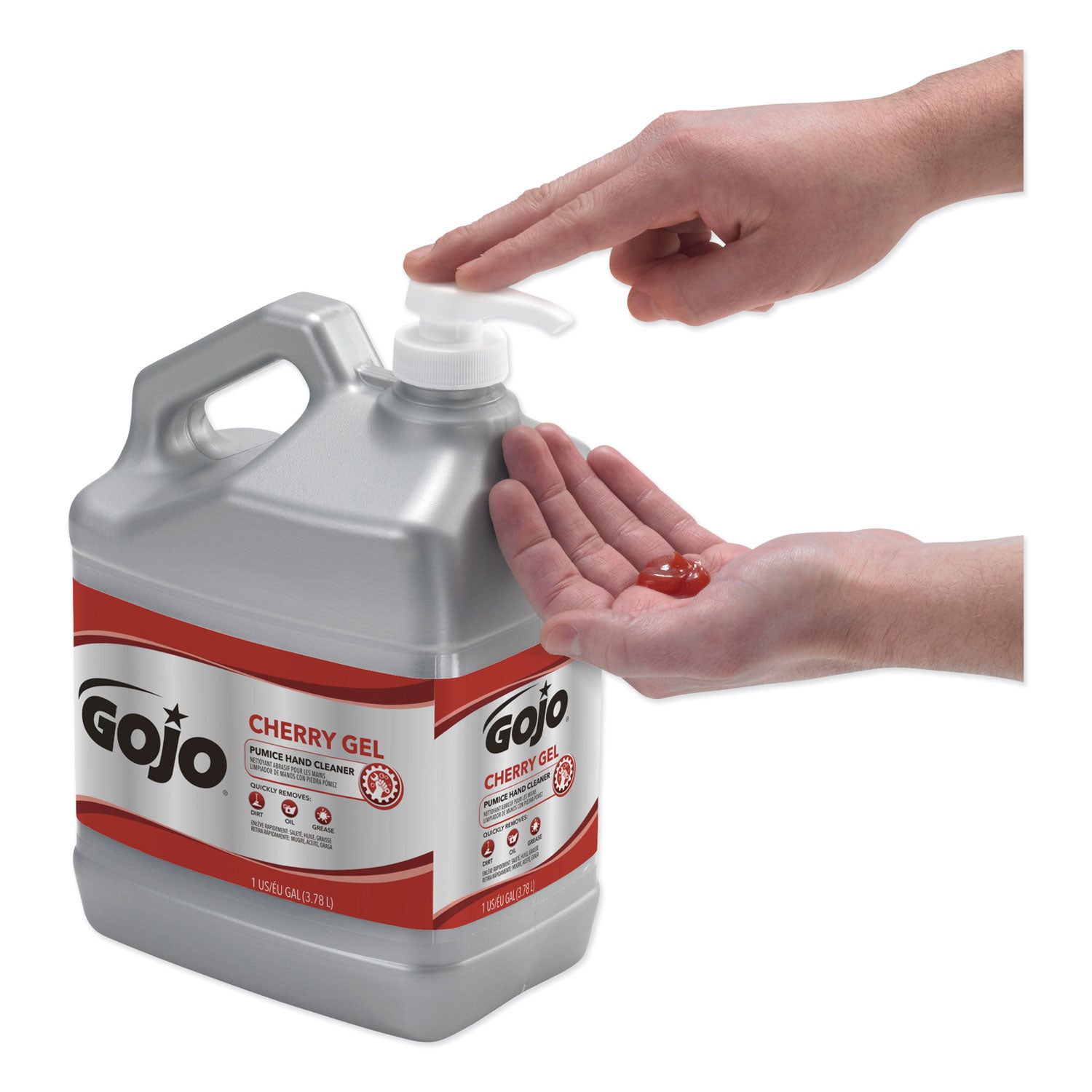 GOJO® Cherry Gel Pumice Hand Cleaner, Cherry Scent, 1 Gal