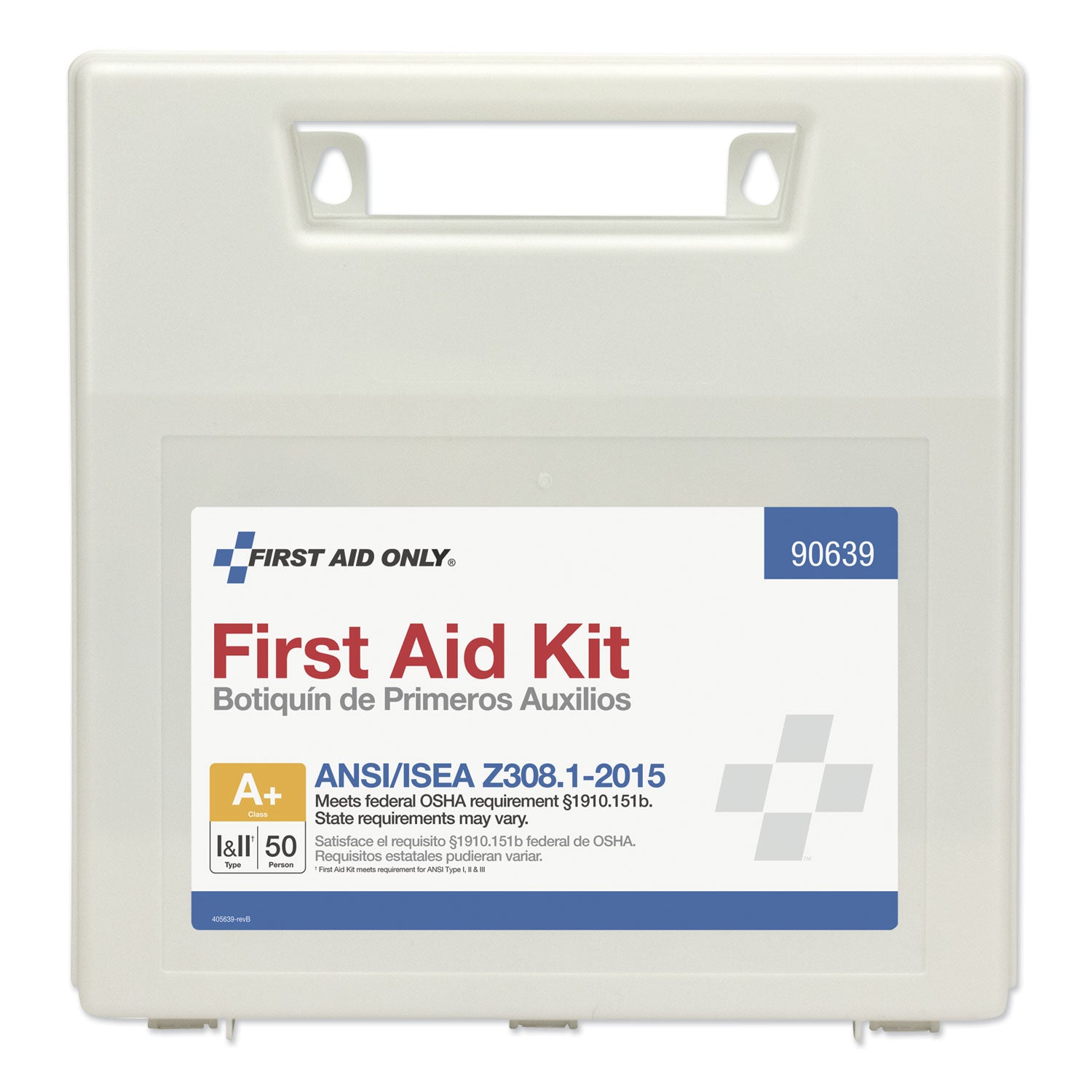 First Aid Only™ Ansi Class A+ First Aid Kit For 50 People, 183 Pieces, Plastic Case