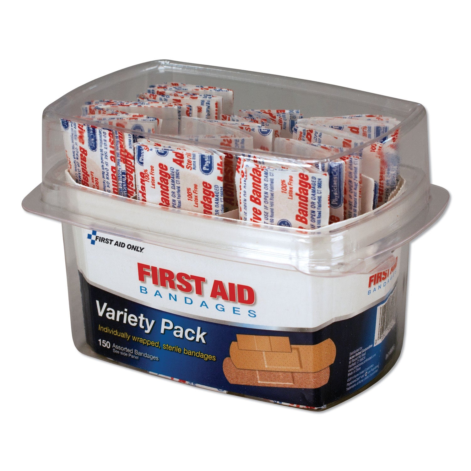 PhysiciansCare® by First Aid Only® First Aid Bandages, Assorted, 150 Pieces/kit