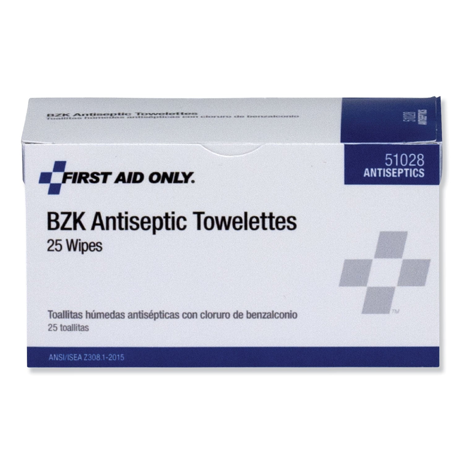 PhysiciansCare® by First Aid Only® First Aid Antiseptic Towelettes, 25/Box