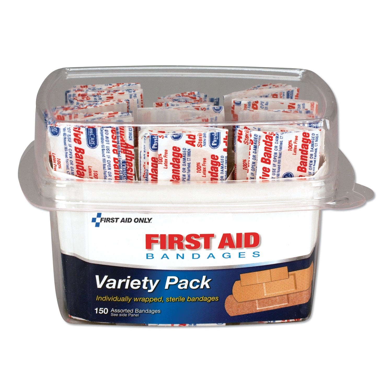 PhysiciansCare® by First Aid Only® First Aid Bandages, Assorted, 150 Pieces/kit