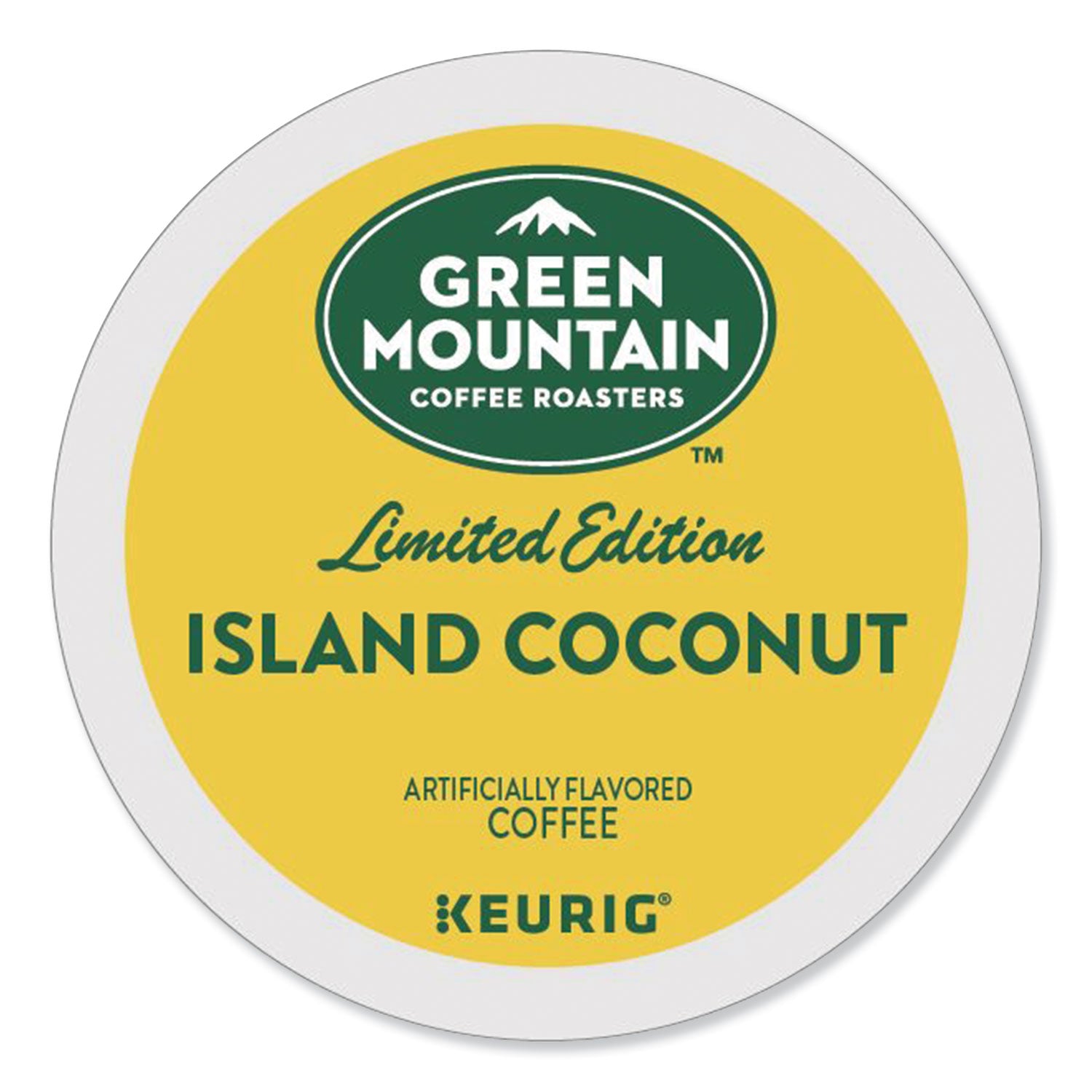 Island Coconut Coffee K-Cup Pods, 96/Carton