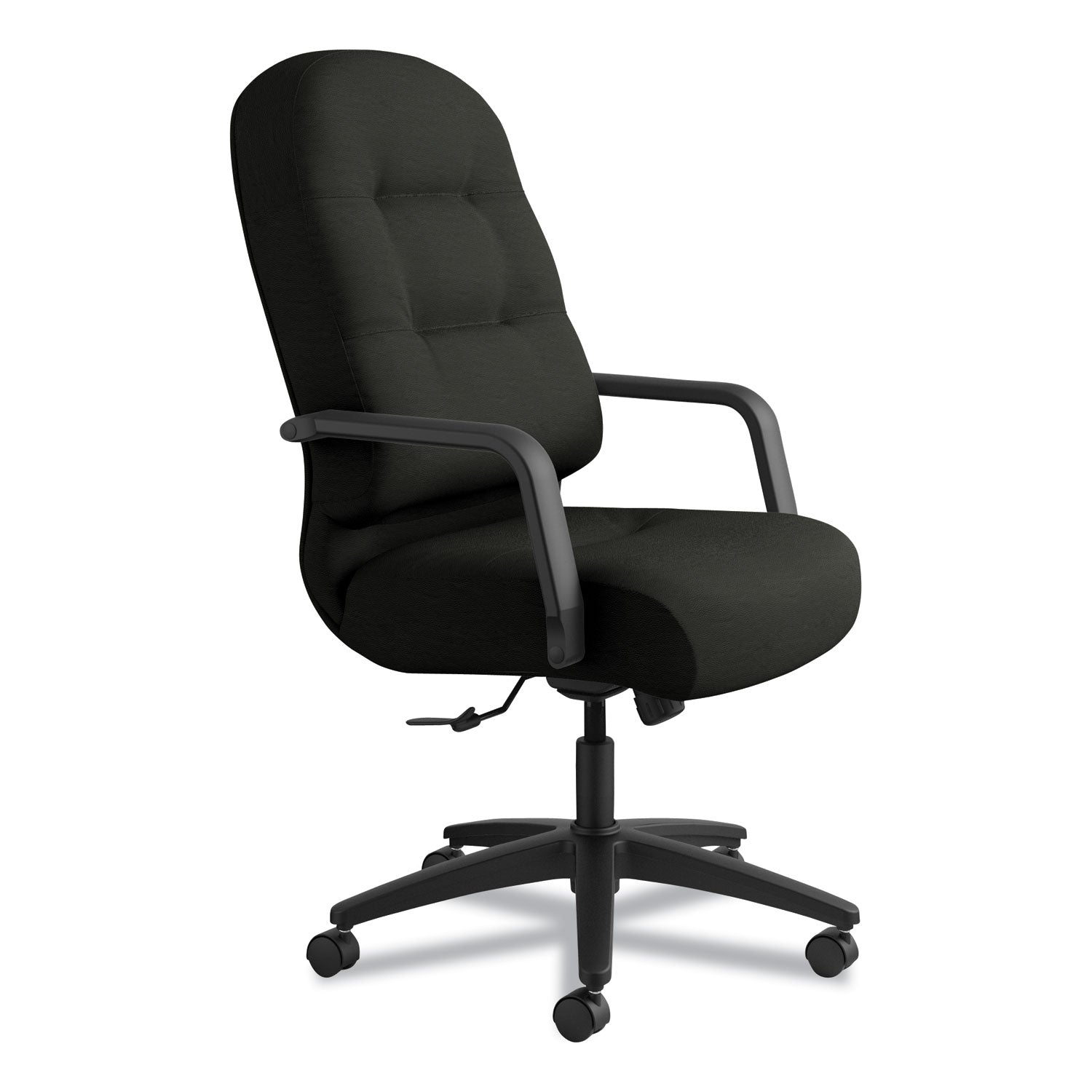 HON® Pillow-Soft 2090 Series Executive High-Back Swivel/tilt Chair, Supports Up To 300 Lb, 16.75" To 21.25" Seat Height, Black