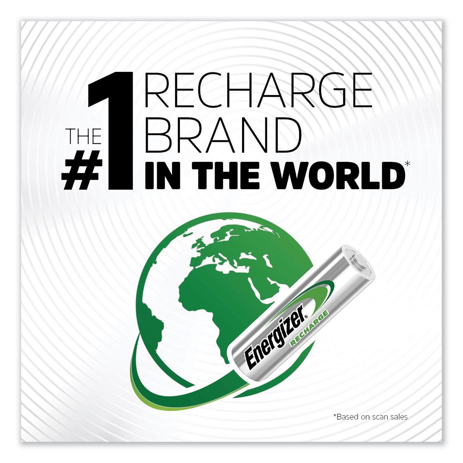 Energizer® Nimh Rechargeable Aa Batteries, 1.2 V, 8/pack