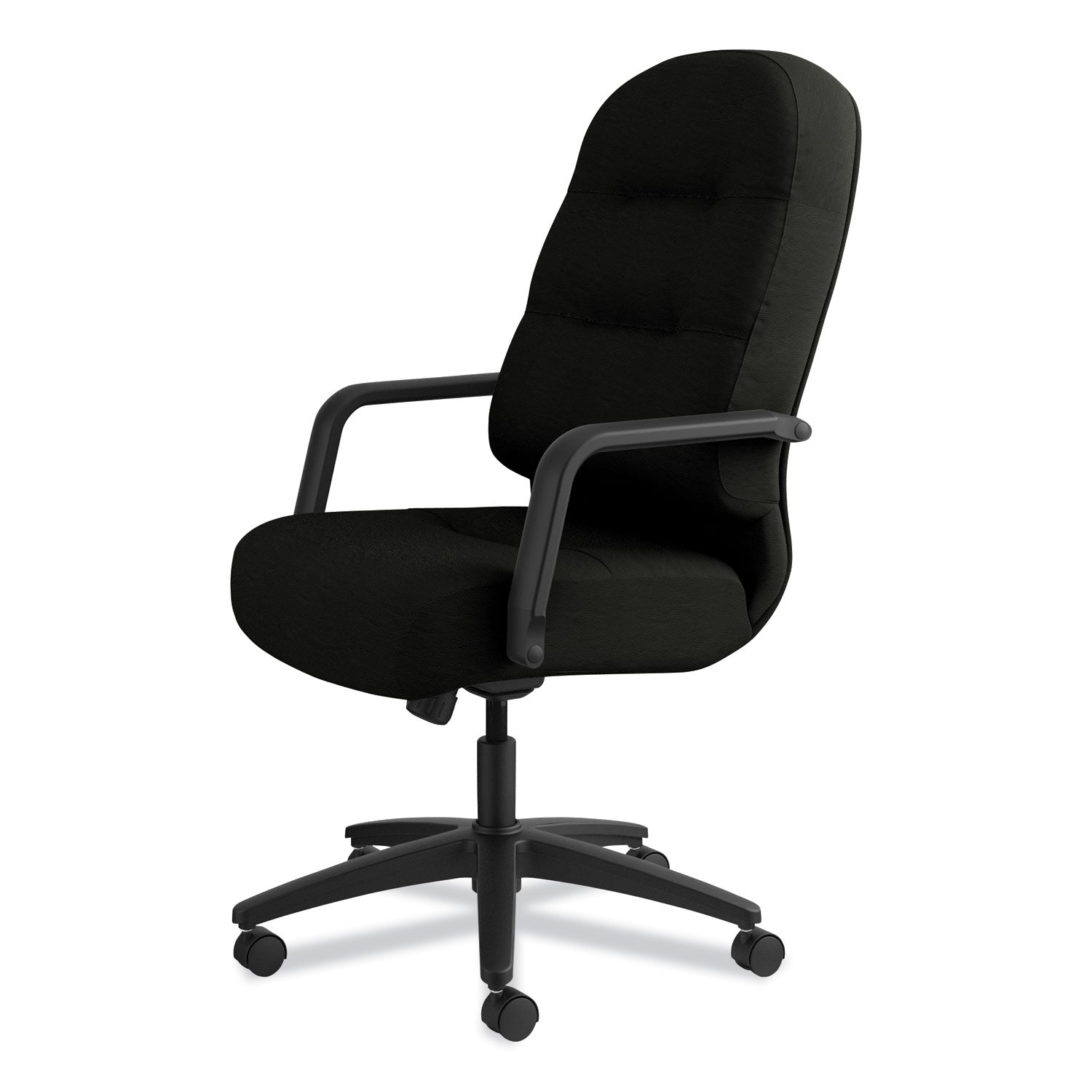 HON® Pillow-Soft 2090 Series Executive High-Back Swivel/tilt Chair, Supports Up To 300 Lb, 16.75" To 21.25" Seat Height, Black