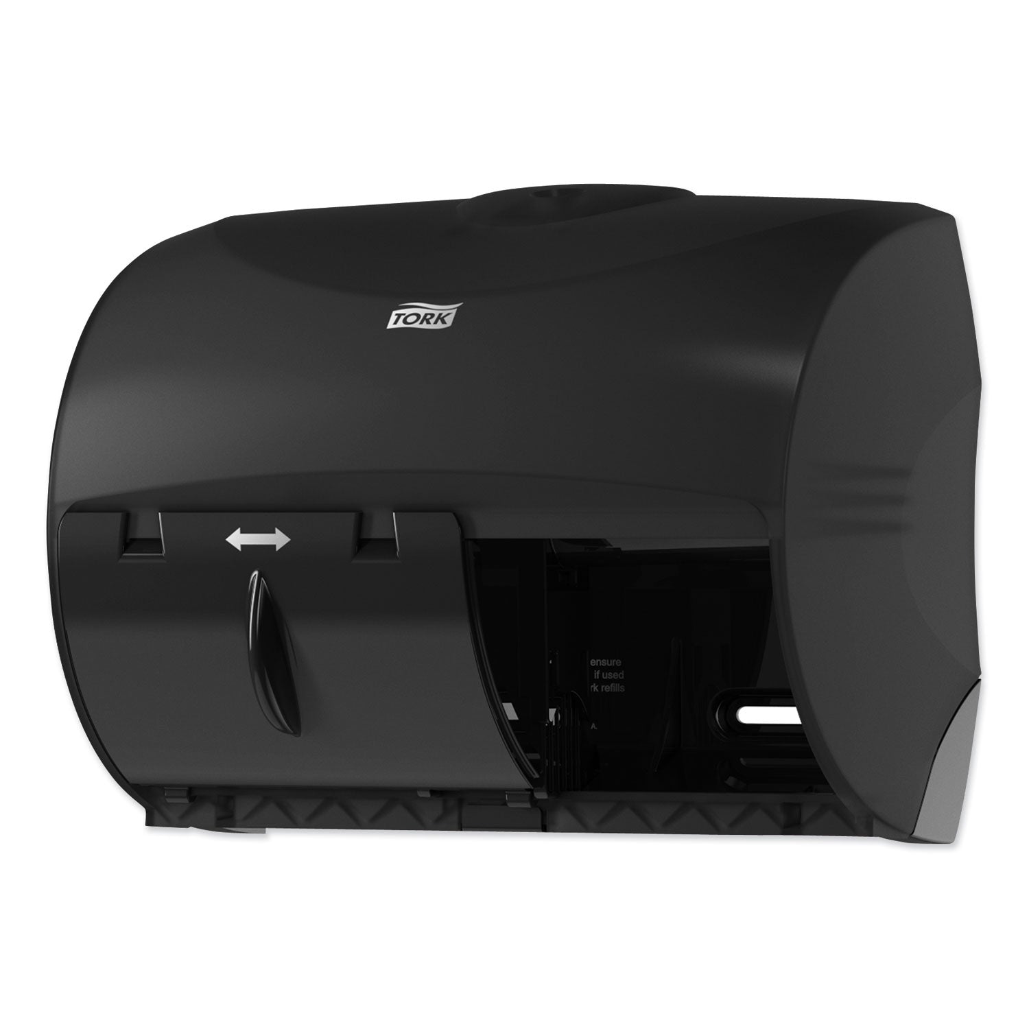 Tork® Twin Bath Tissue Roll Dispenser For Opticore, 11.06 X 7.18 X 8.81, Black