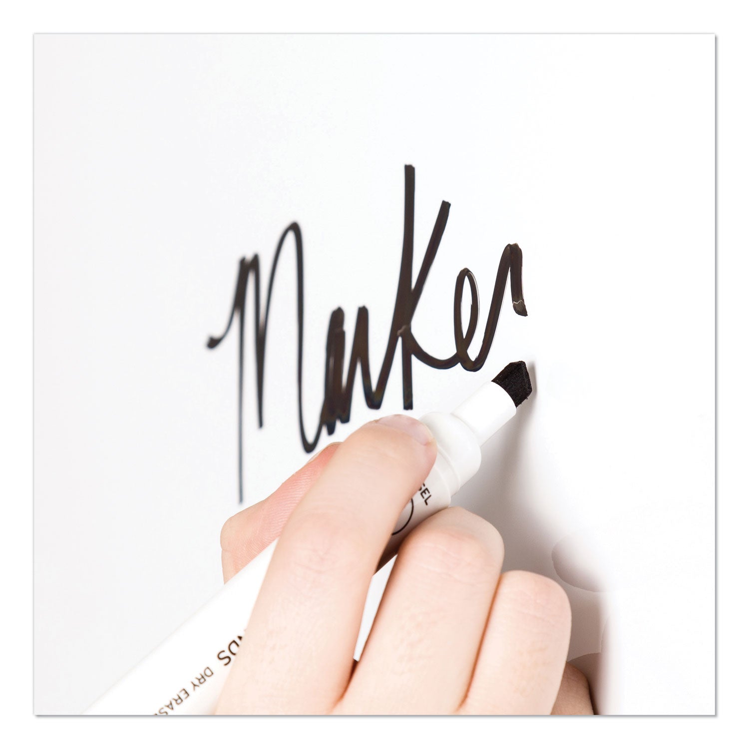 U Brands PINIT Magnetic Dry Erase Board, 24" x 18" (Actual Size: 23" x 17"), White Surface, Satin Aluminum Frame