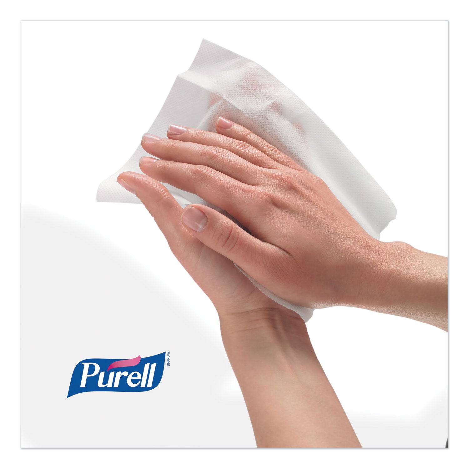 PURELL® Hand Sanitizing Wipes, 6 x 8, Fresh Citrus Scent, White, 1,200/Refill Pouch, 2 Refills/Carton