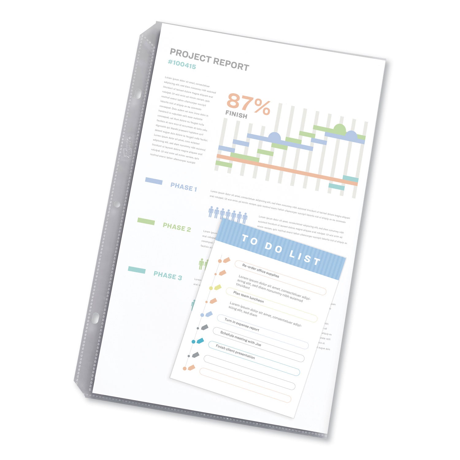 Avery® Top-Load Polypropylene Sheet Protector, Heavy, Legal, Diamond Clear, 25/pack