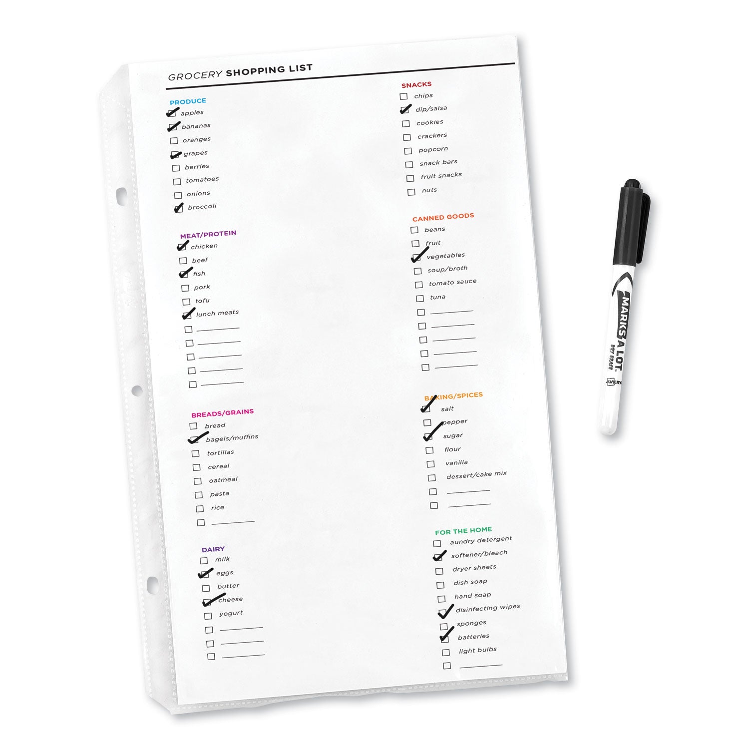 Avery® Top-Load Polypropylene Sheet Protector, Heavy, Legal, Diamond Clear, 25/pack