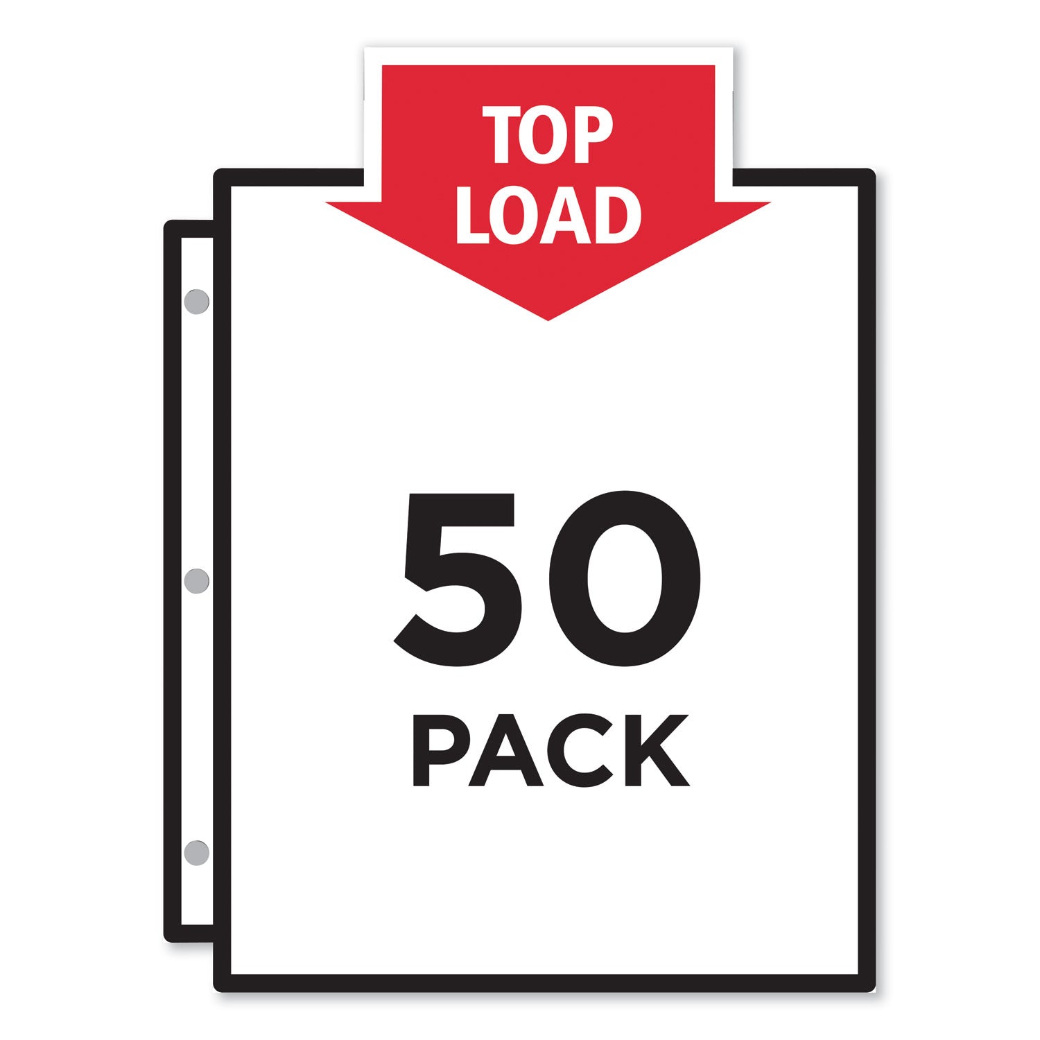 Avery® Top-Load Poly Sheet Protectors, Heavy Gauge, Letter, Nonglare, 50/box
