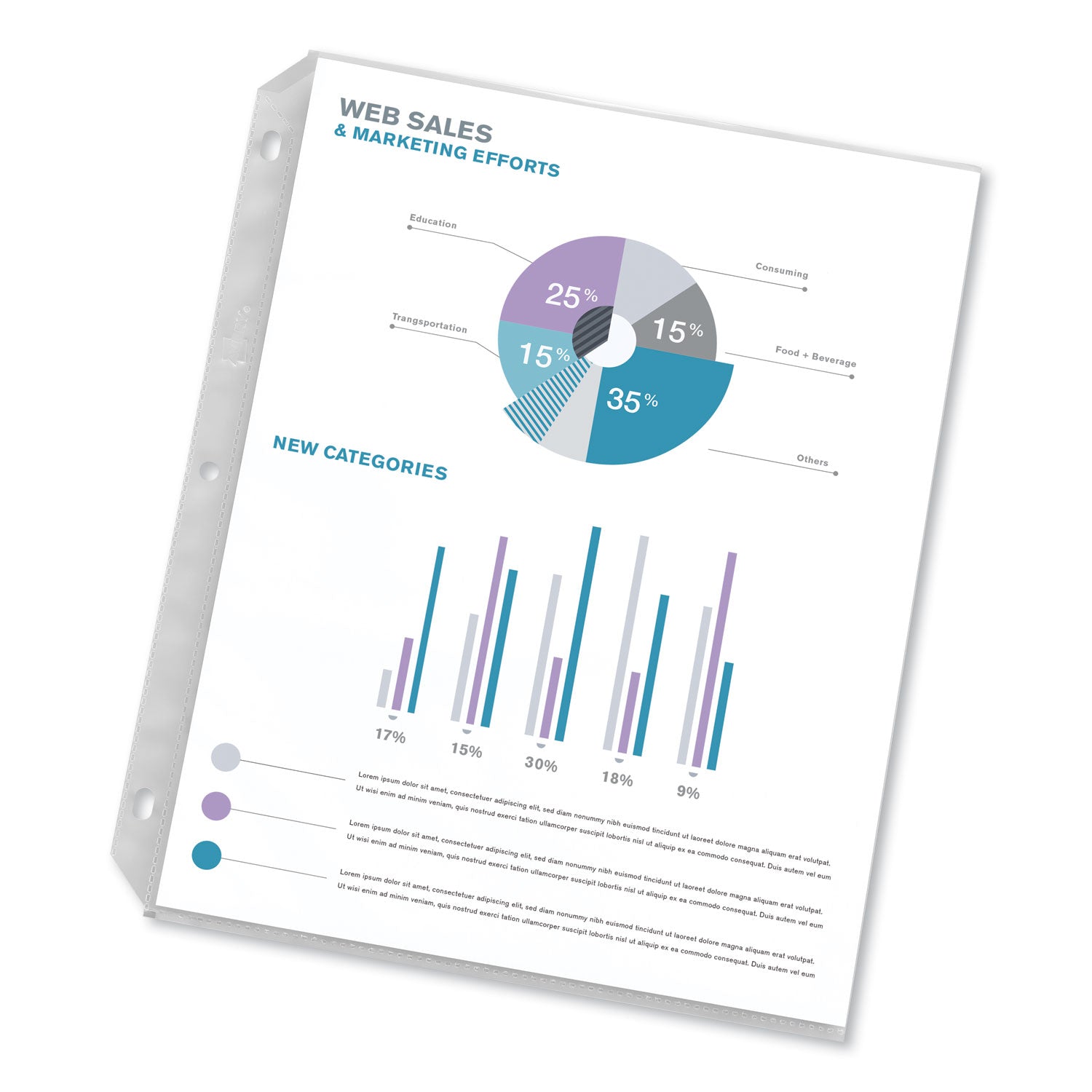 Avery® Top-Load Poly Sheet Protectors, Heavy Gauge, Letter, Nonglare, 100/box