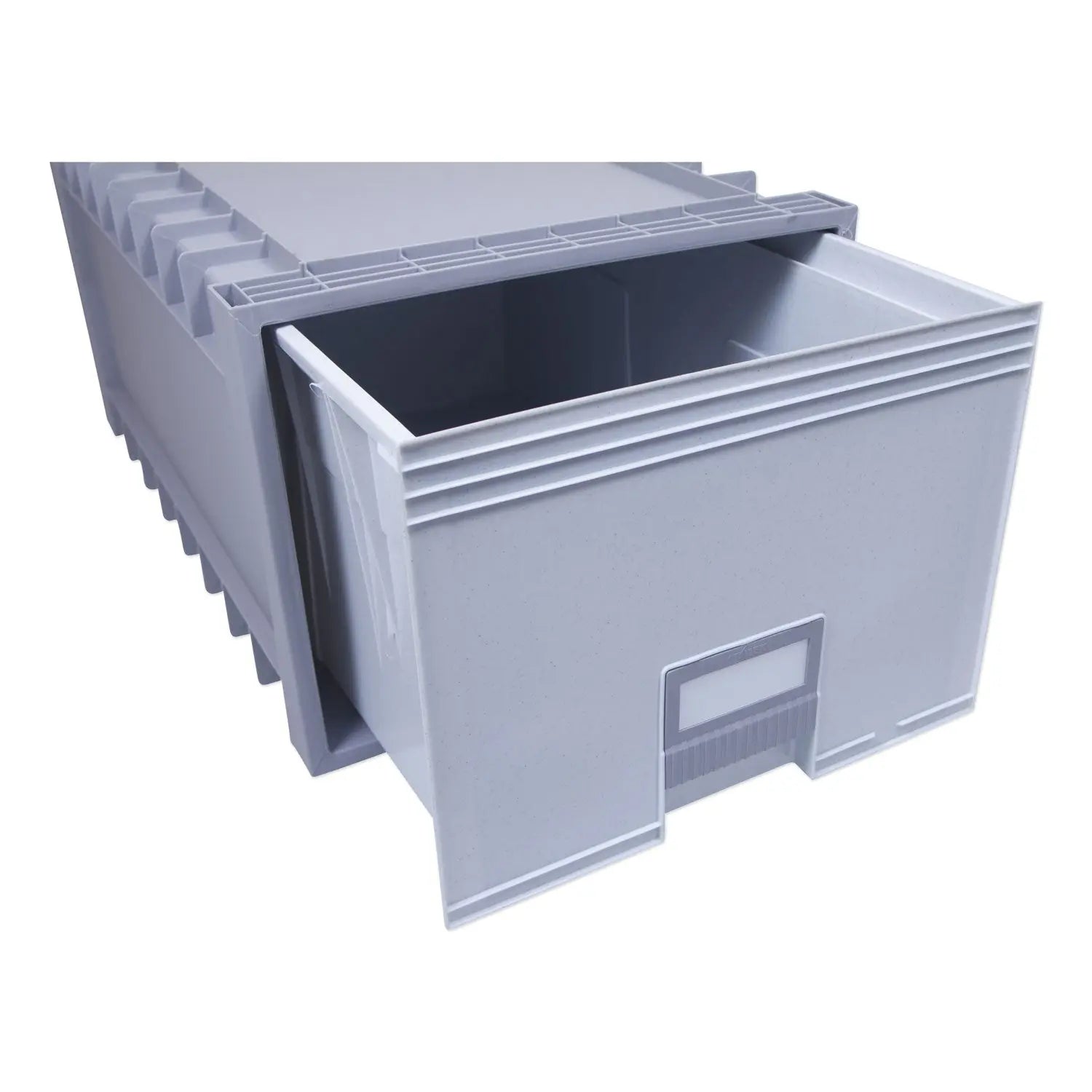 Archive Storage Drawers, Letter Files, 15.25" x 24" x 11.5", Gray Storex Flipcost