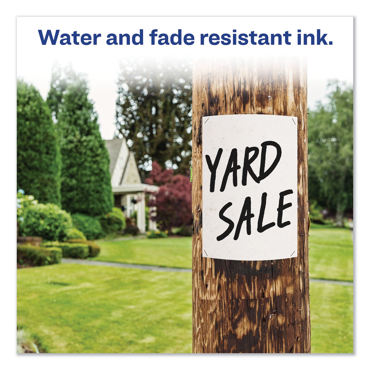 Avery® Marks A Lot Extra-Large Desk-Style Permanent Marker, Extra-Broad Chisel Tip, Black (24148)