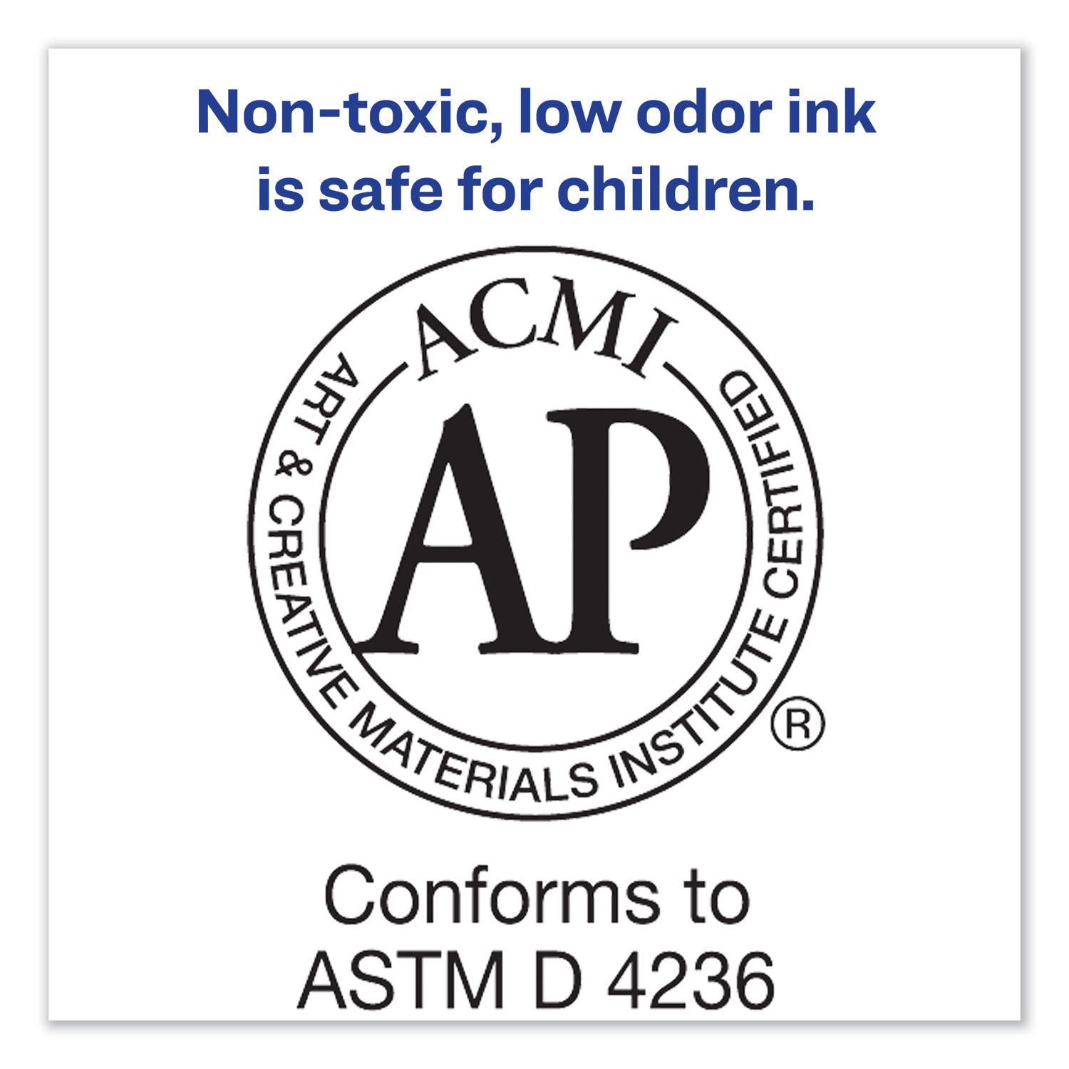 Avery® Marks A Lot Extra-Large Desk-Style Permanent Marker, Extra-Broad Chisel Tip, Black (24148)