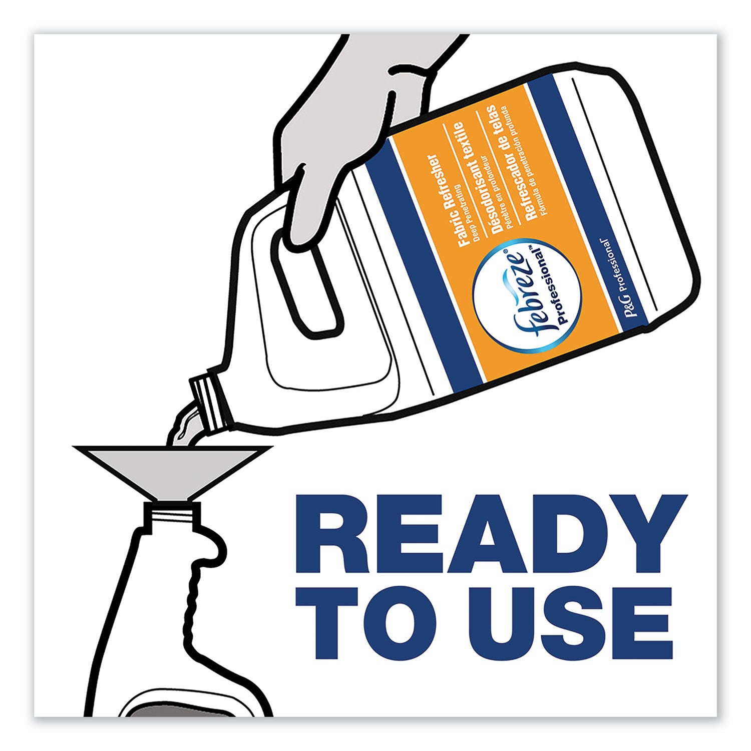 Febreze® Professional Deep Penetrating Fabric Refresher, Fresh Clean, 1 Gal Bottle