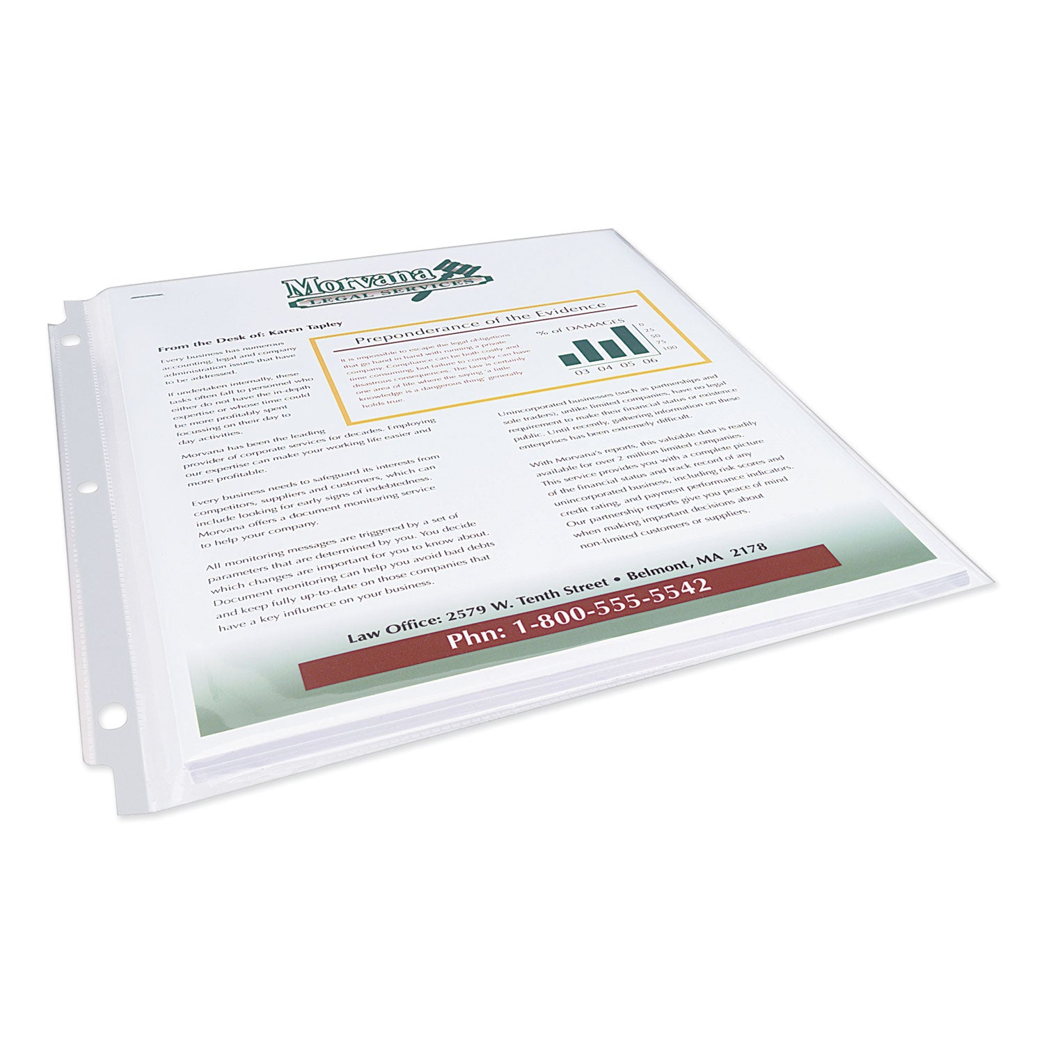 Avery® Multi-Page Top-Load Sheet Protectors, Heavy Gauge, Letter, Clear, 25/pack