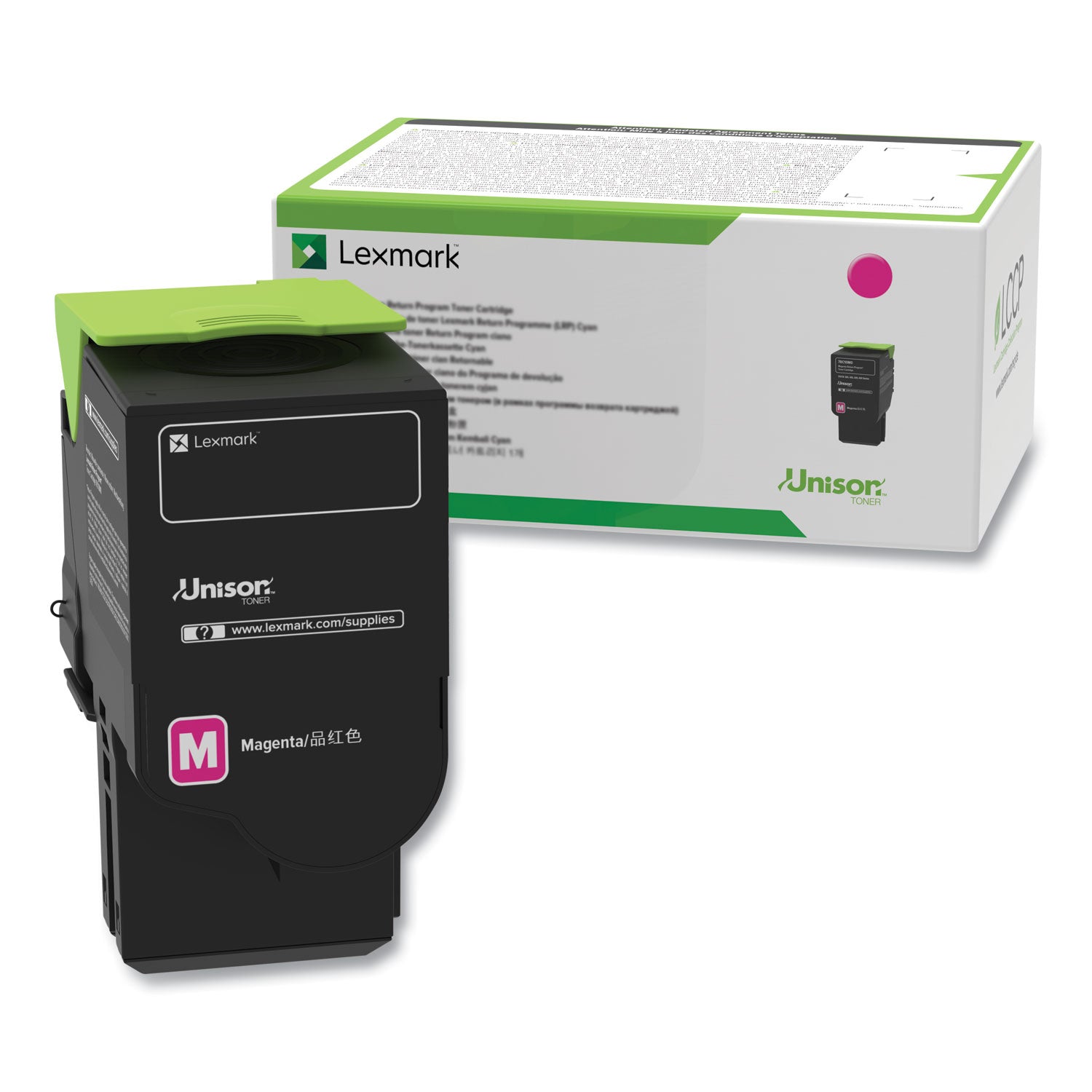 Lexmark™ 78C1XME Extra High-Yield Toner, 5,000 Page-Yield, Magenta