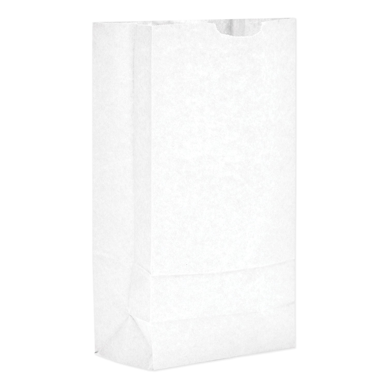 General Grocery Paper Bags, #10 Size, 6.31" x 4.19" x 12.38", White, 2,000/Bundle