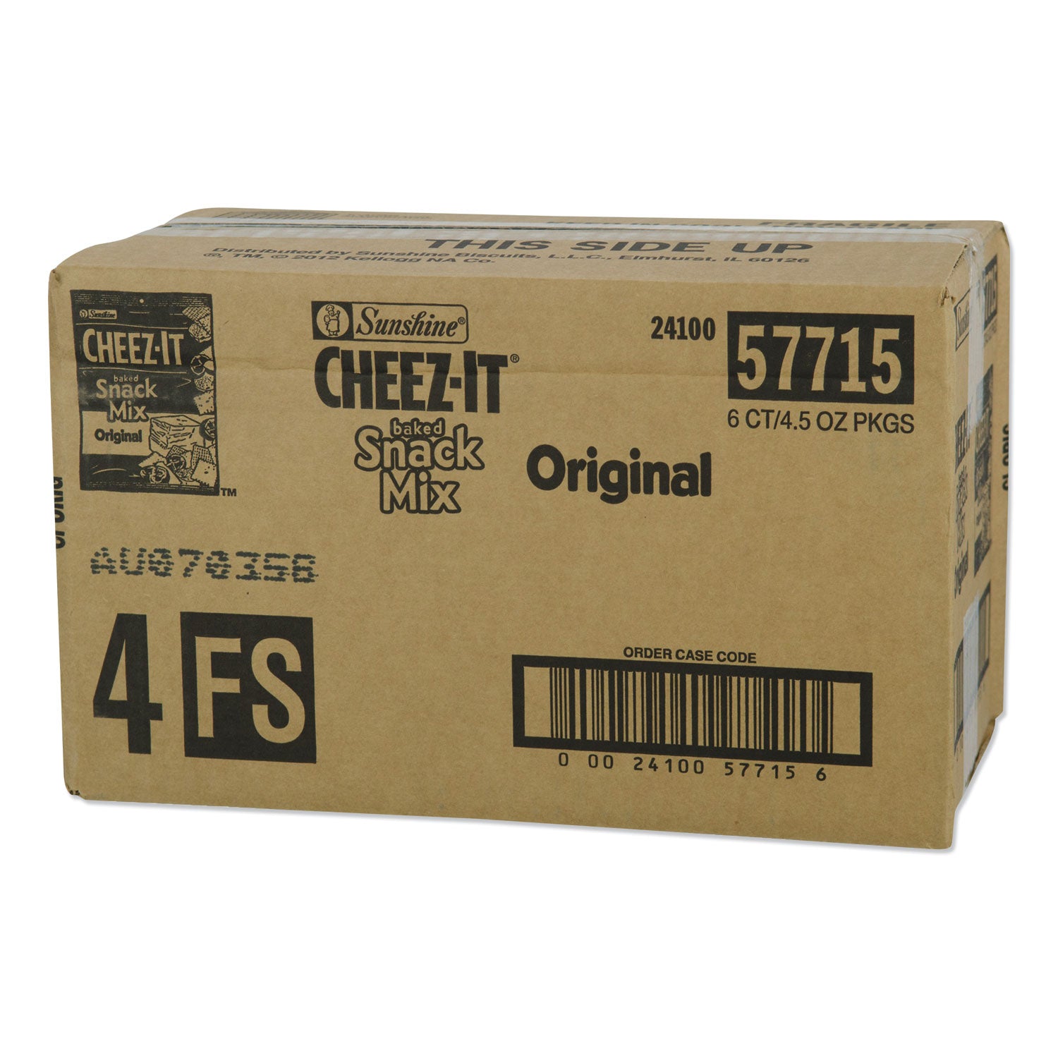 Sunshine® Cheez-It Baked Snack Mix, Classic Cheese, 4.5 Oz Bag, 6/pack