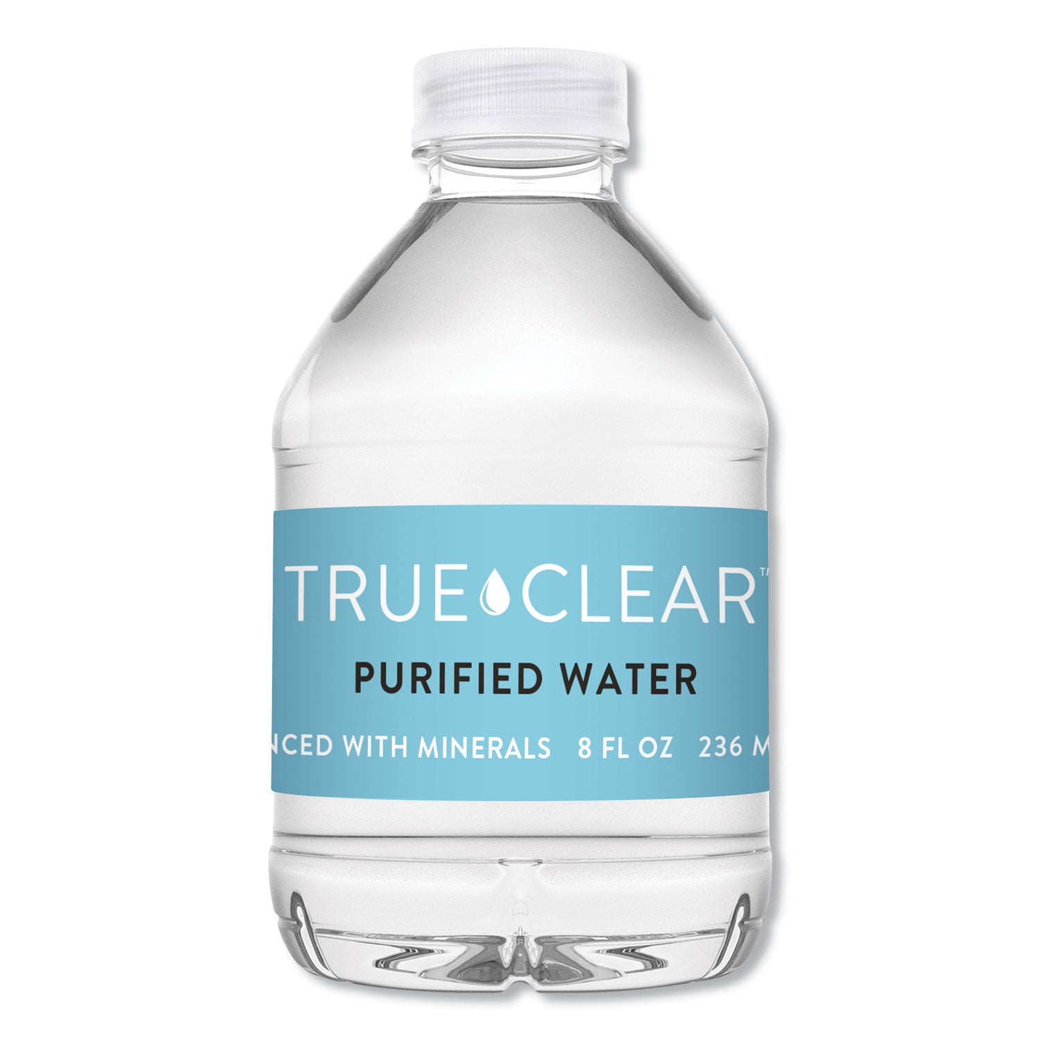 Purified Bottled Water, 8 oz Bottle, 24 Bottles/Carton
