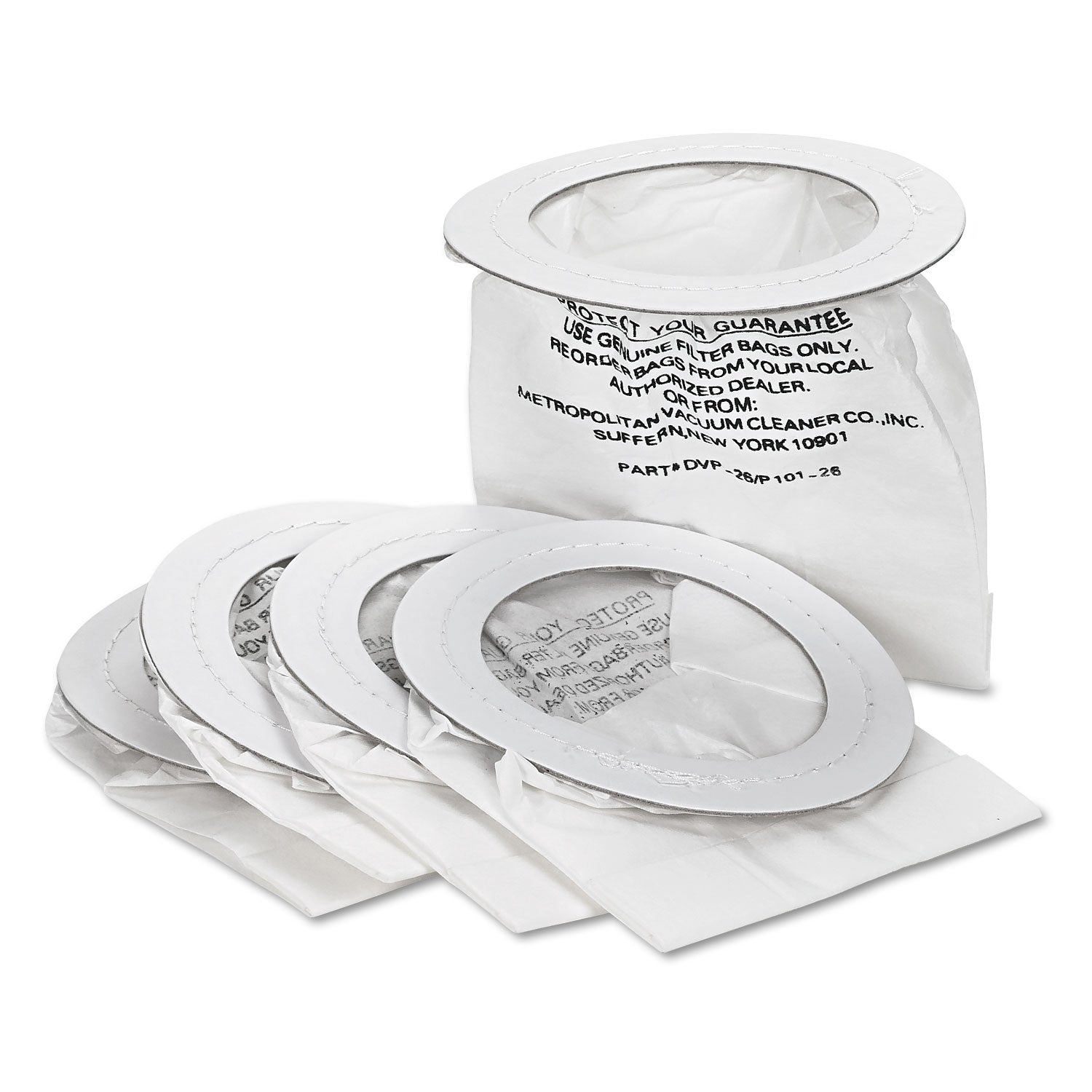 DataVac® Replacement Bags For Handheld Steel Vacuum/blower, 5/pack