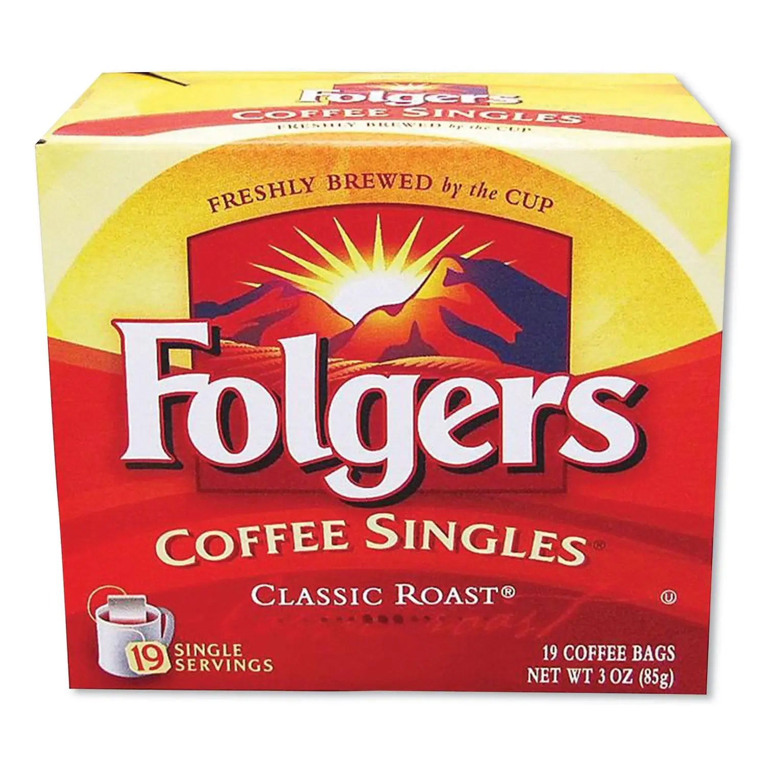 Coffee Filter Packs, Classic Roast, 0.16 oz, 19/Pack Folgers® Flipcost