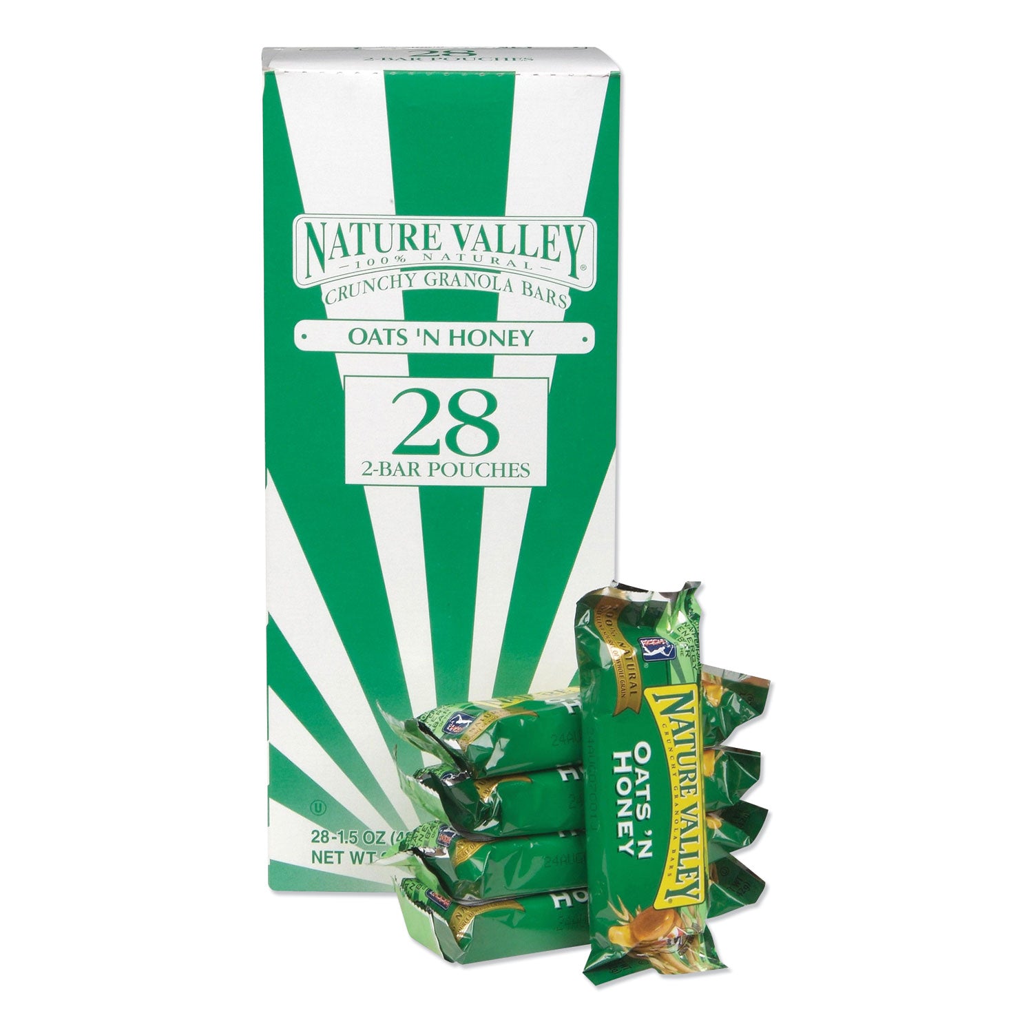 Nature Valley® Granola Bars, Crunchy Oats And Honey, 1.5 Oz Pouch, 28/box