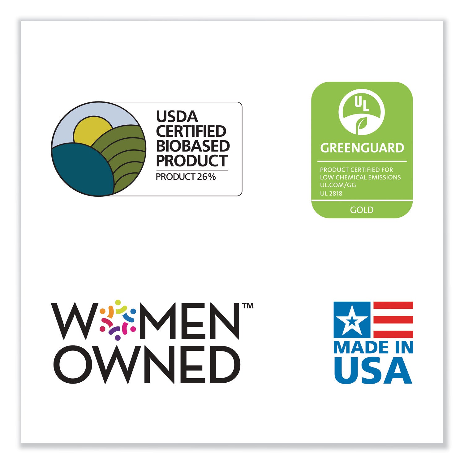 ES Robbins® Natural Origins Chair Mat For Carpet, 46 X 60, Clear