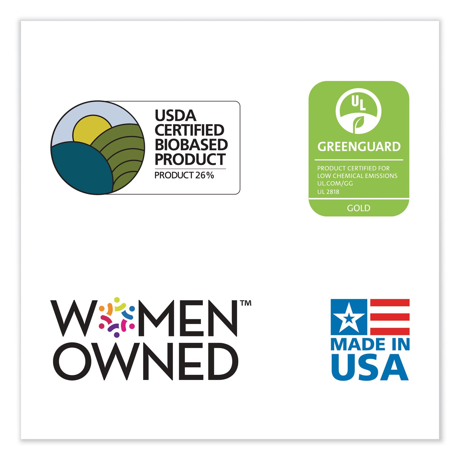 ES Robbins® Natural Origins Chair Mat For Carpet, 36 X 48, Clear