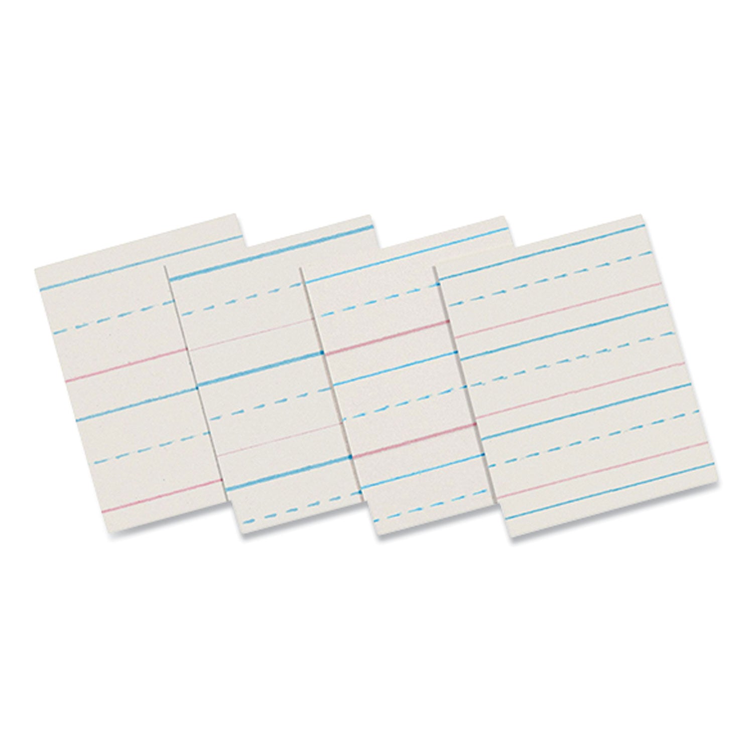 Multi-Program Handwriting Paper, 30 lb Bond Weight, 1/2" Long Rule, Two-Sided, 8 x 10.5, 500/Pack